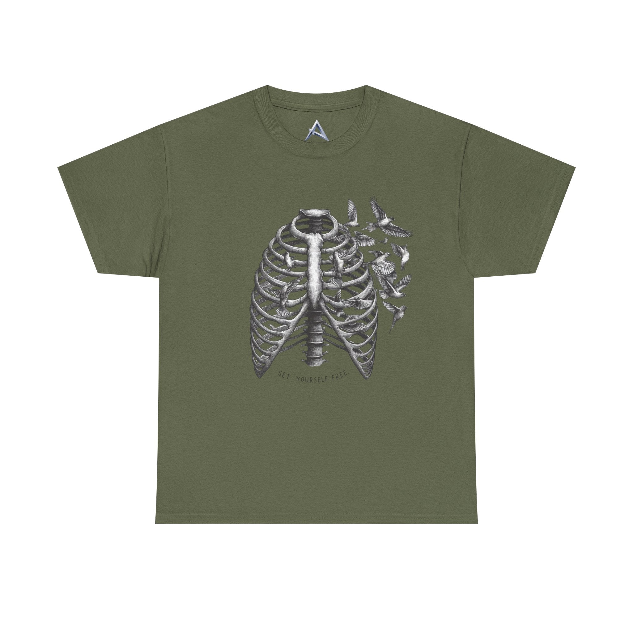Botanical Lungs Unisex Heavy Cotton Tee