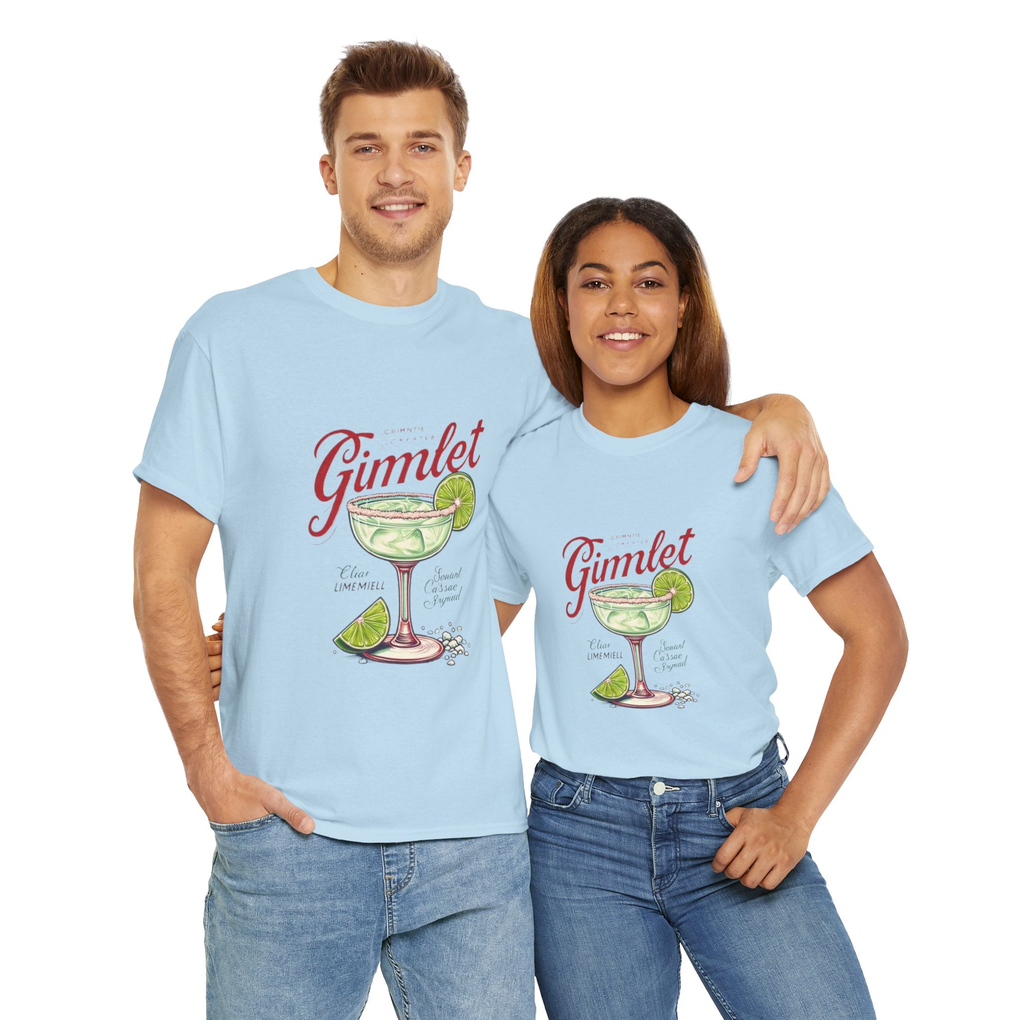 Gimlet Cocktail Unisex Heavy Cotton Tee