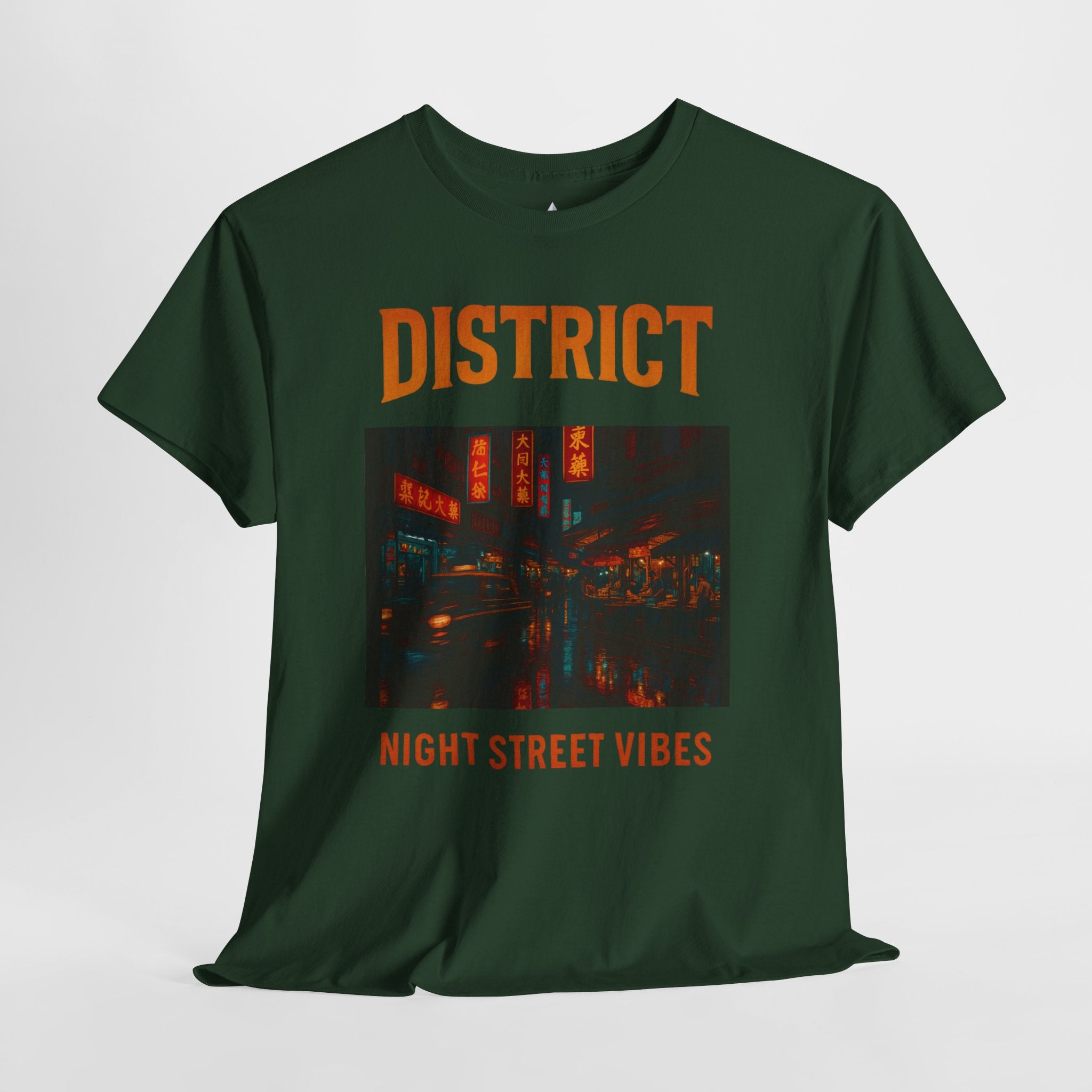 District Night Street Vibes Unisex Heavy Cotton Tee