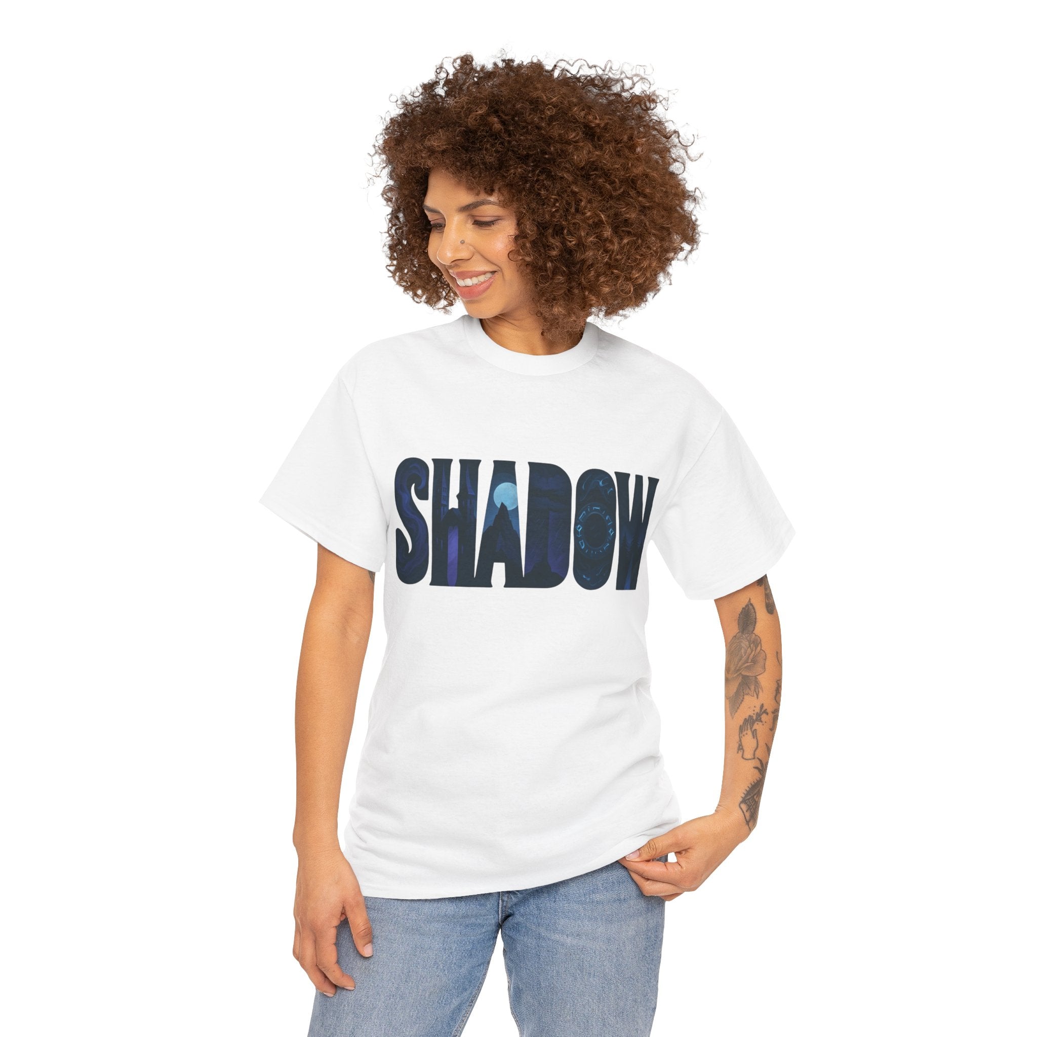 Shadow Graphic Unisex Heavy Cotton Tee