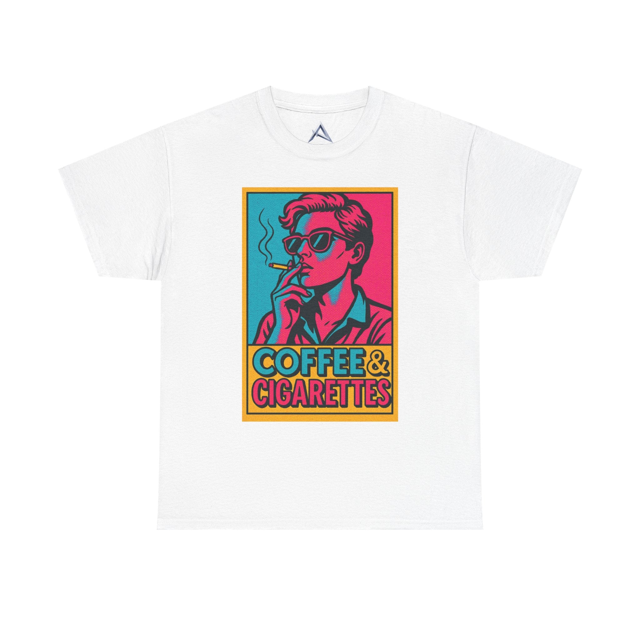 Coffee & Cigarettes Vintage Unisex Heavy Cotton Tee