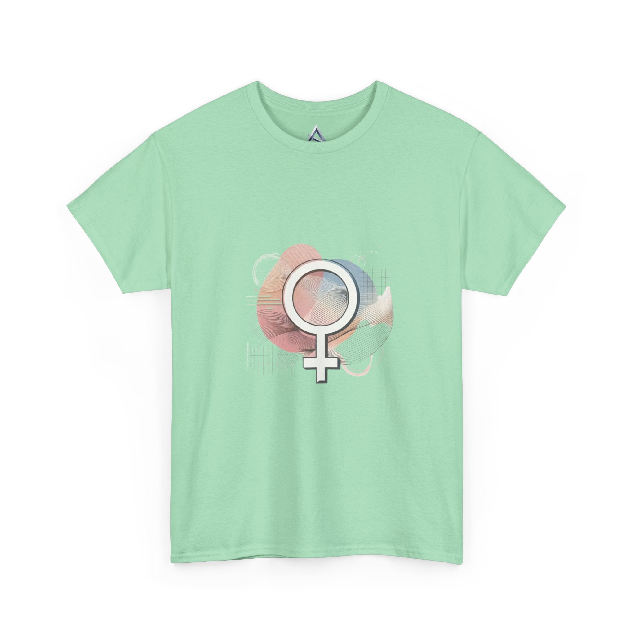 Artistic Female Symbol Unisex Heavy Cotton Tee