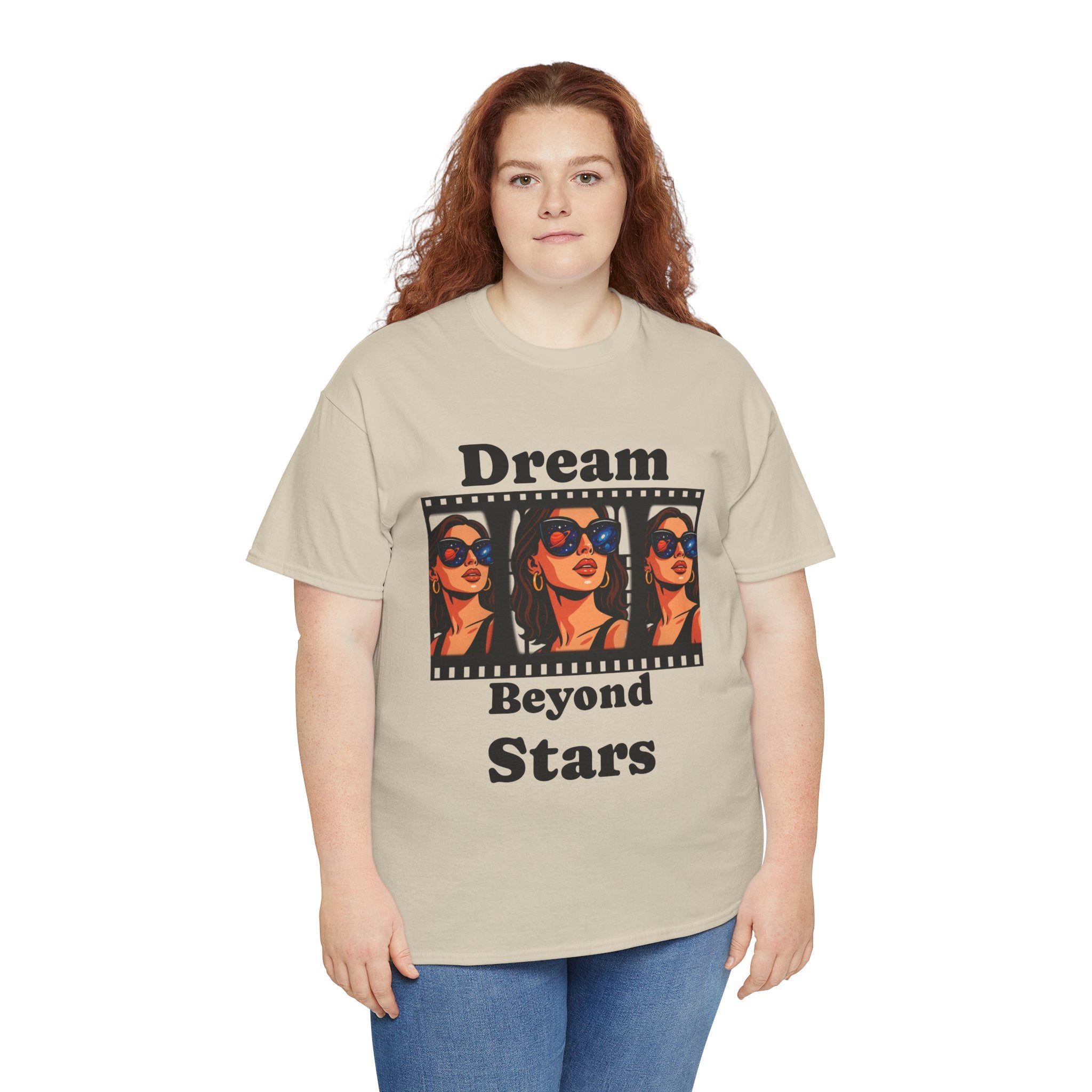Dream Beyond Stars Unisex Heavy Cotton Tee