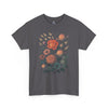 Cosmic Floral Unisex Heavy Cotton Tee