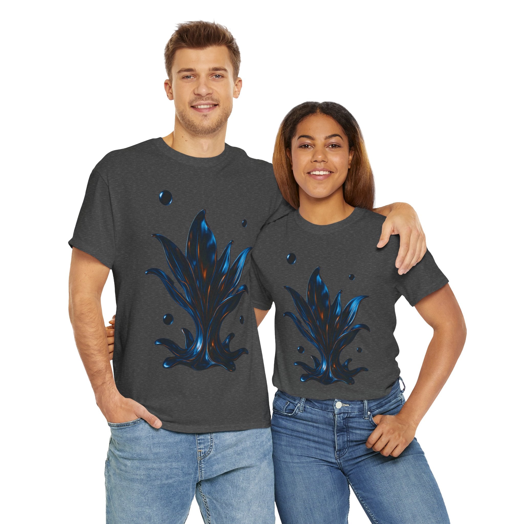 Plant-Inspired Graphic Unisex Heavy Cotton Tee