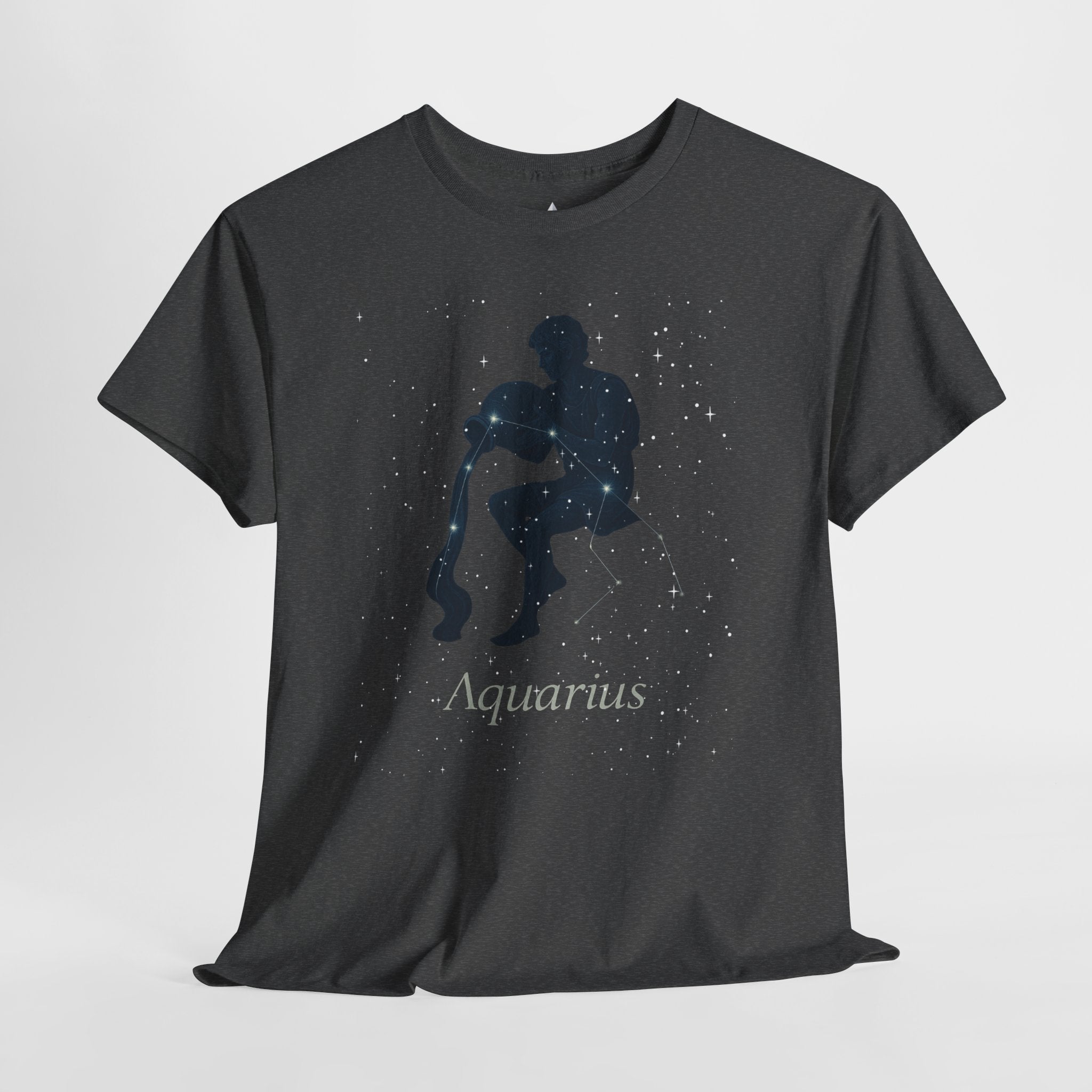 Aquarius Zodiac Astrology Unisex Heavy Cotton Tee