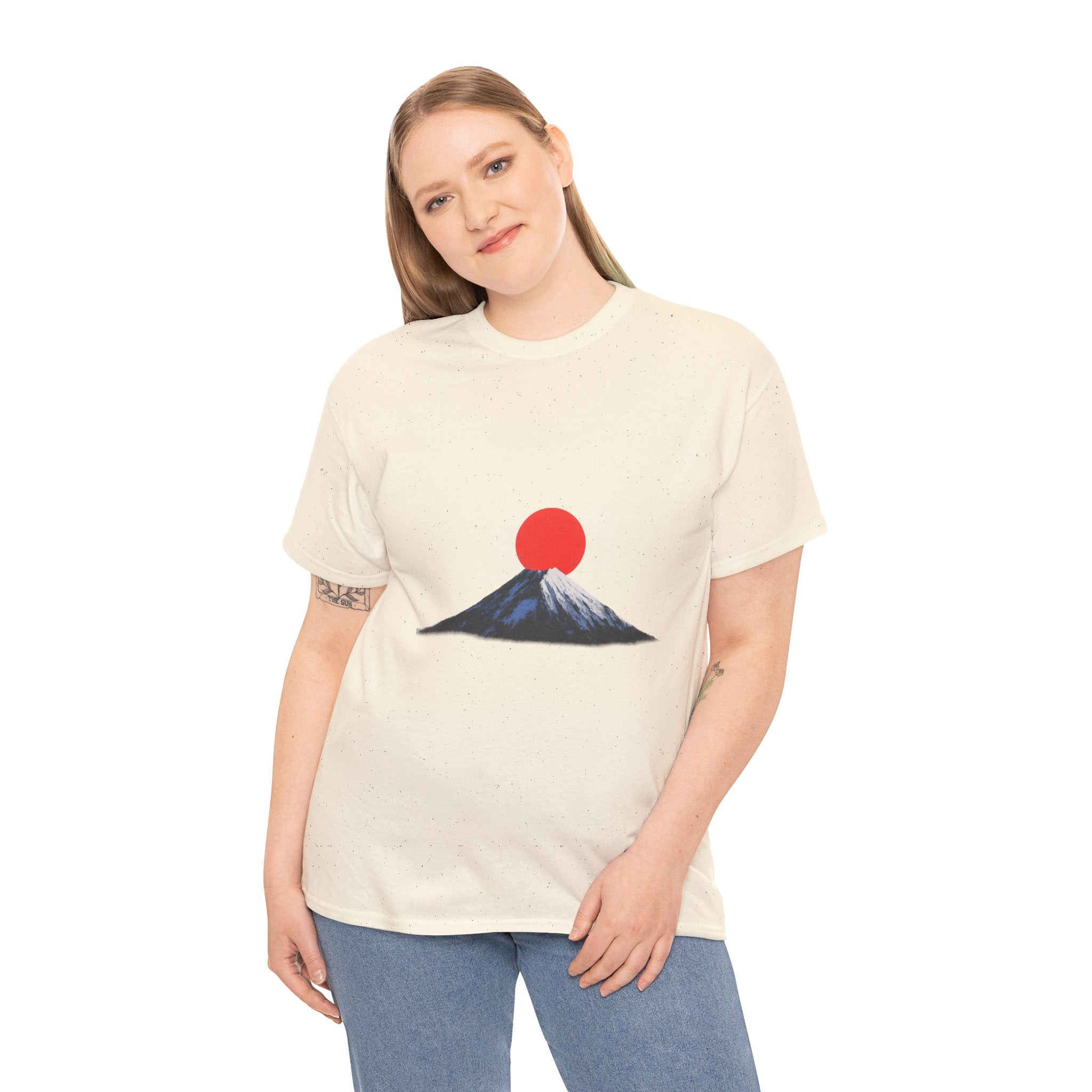 Mountain Sunrise Unisex Heavy Cotton Tee