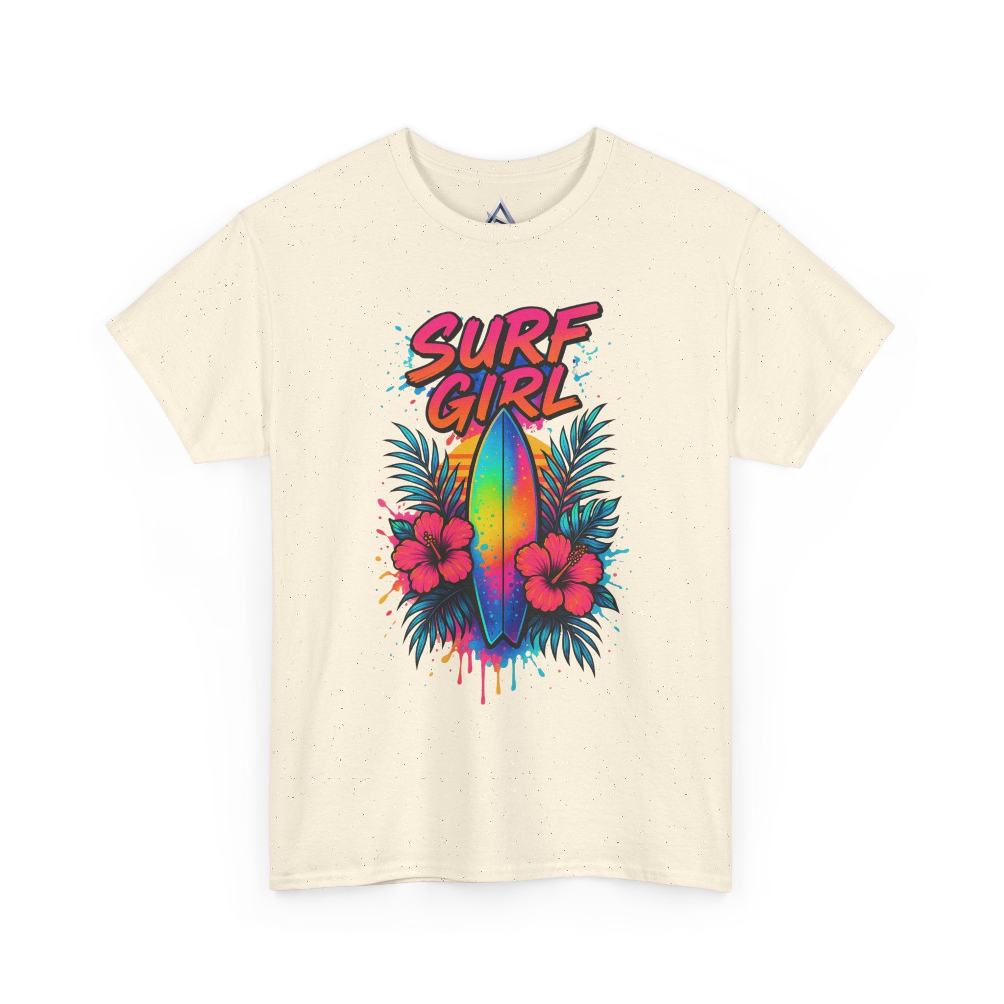 Surf Girl Vintage Heavy Cotton Tee
