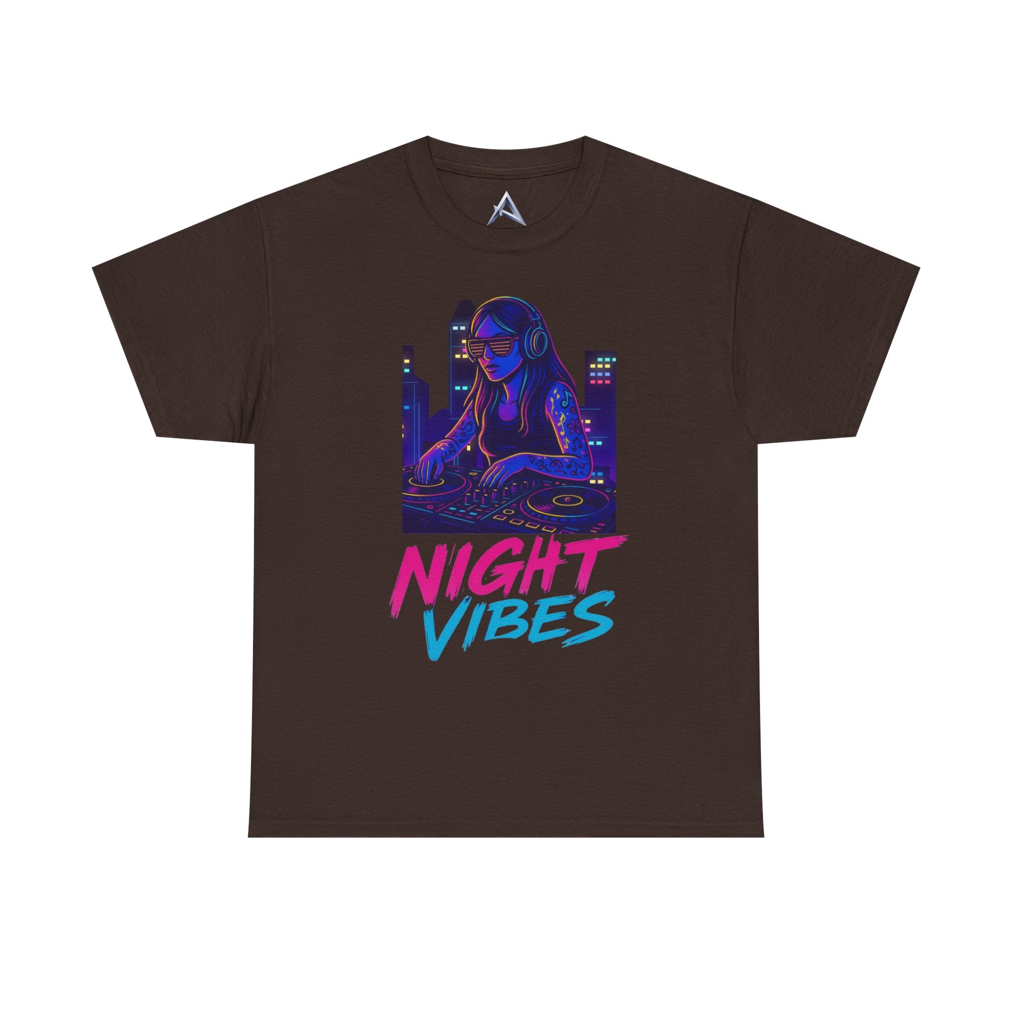 Night Vibes Unisex Heavy Cotton Tee