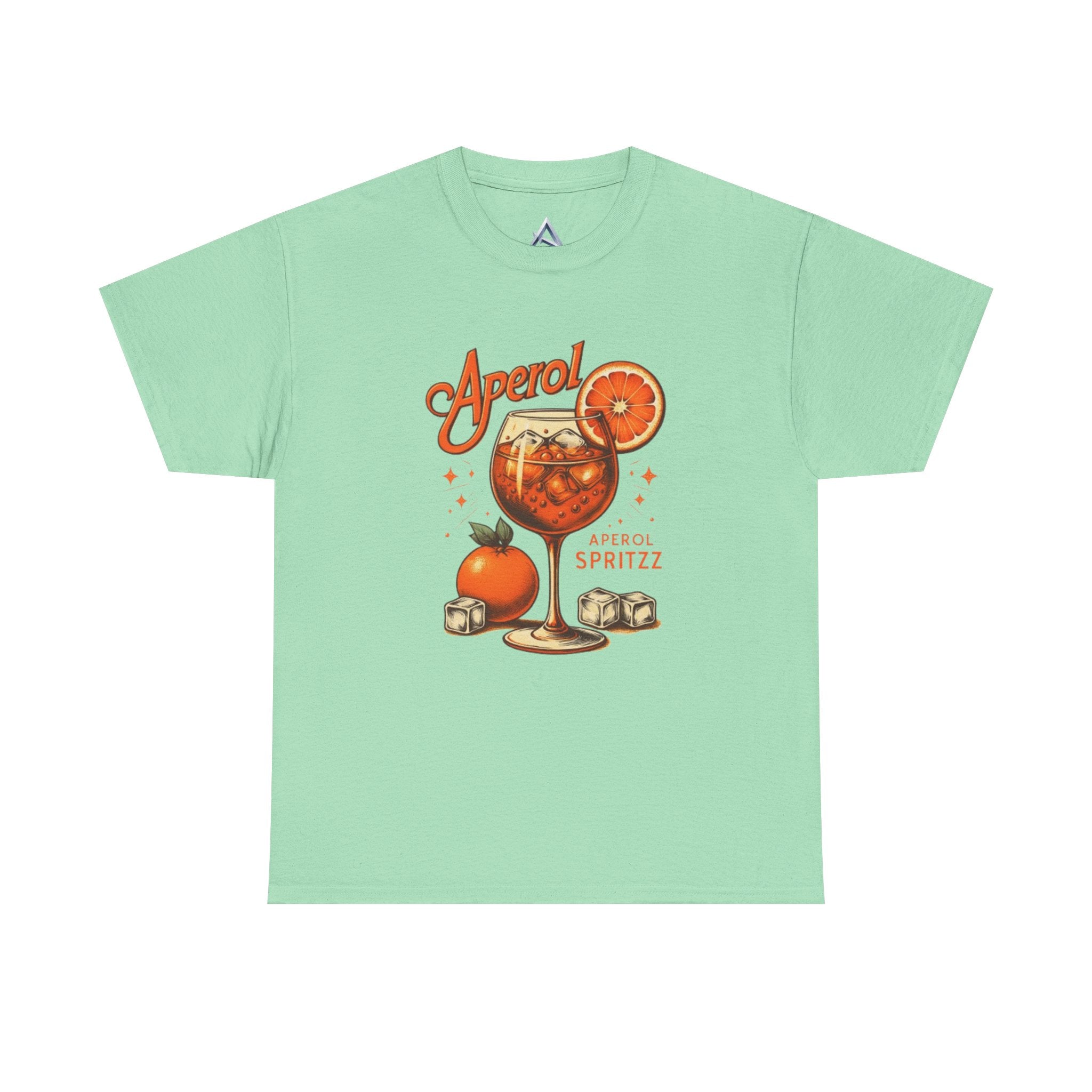 Aperol Spritz Cocktail Unisex Heavy Cotton Tee
