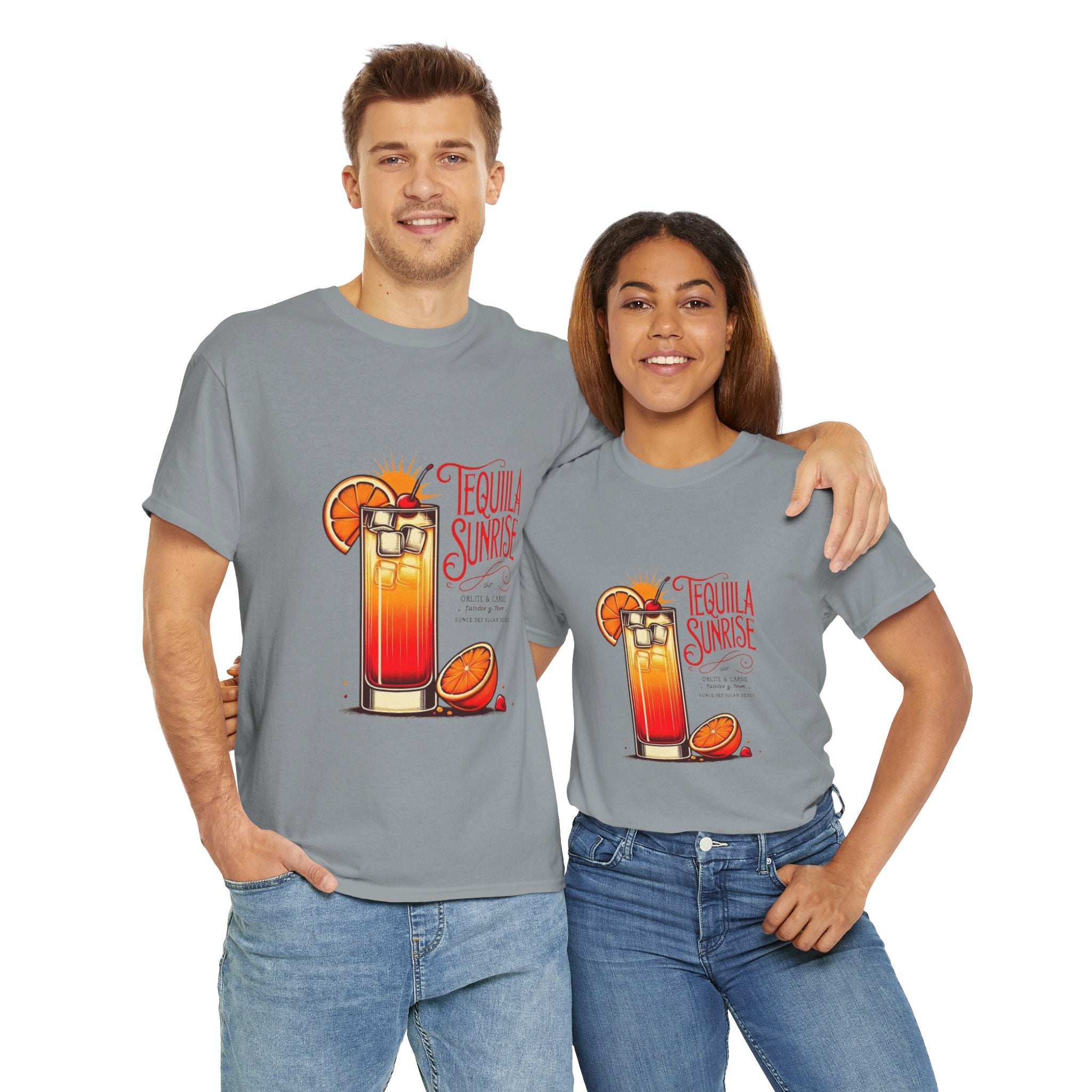 Tequila Cocktail Unisex Heavy Cotton Tee