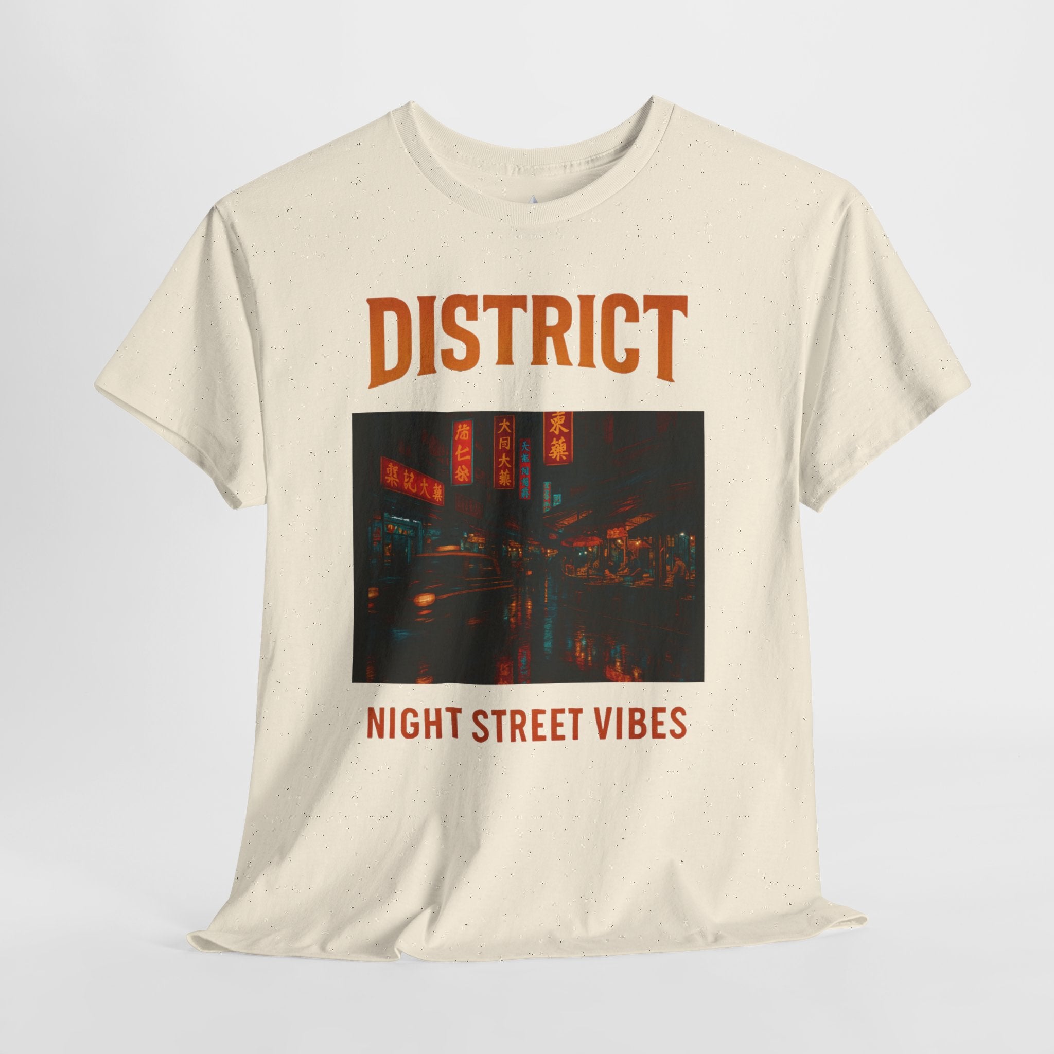 District Night Street Vibes Unisex Heavy Cotton Tee