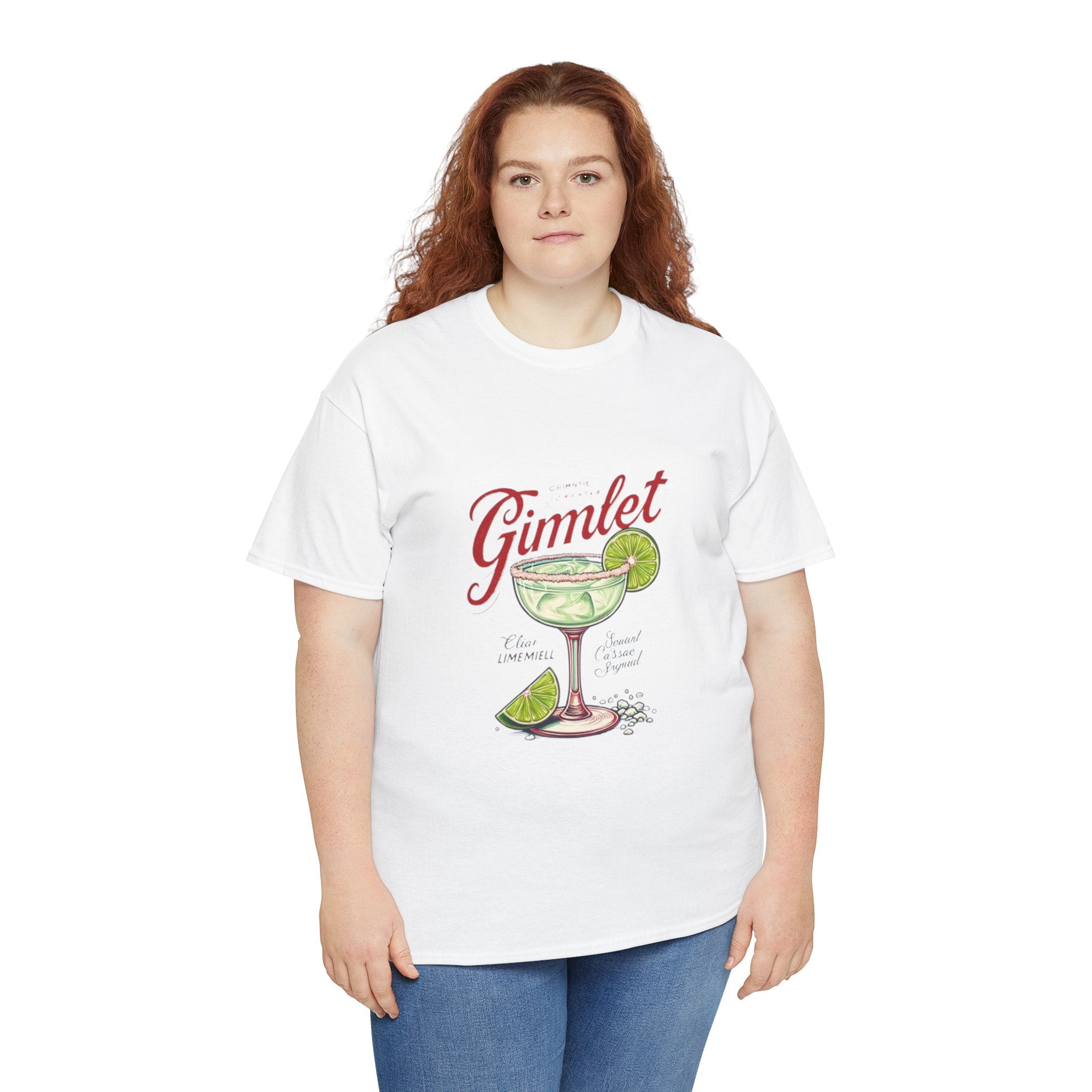 Gimlet Cocktail Unisex Heavy Cotton Tee