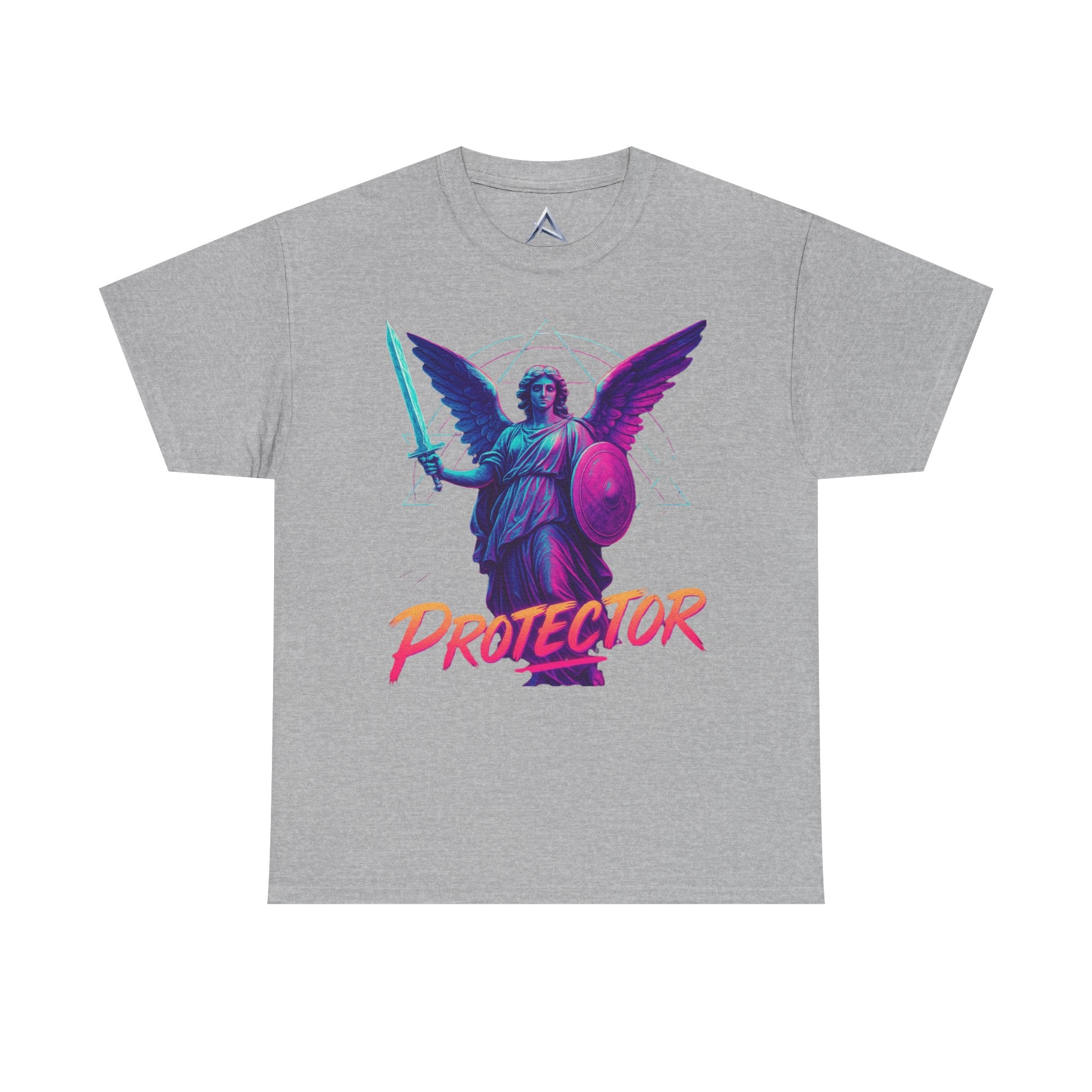 Vibrant Guardian Protector Graphic Heavy Cotton Tee