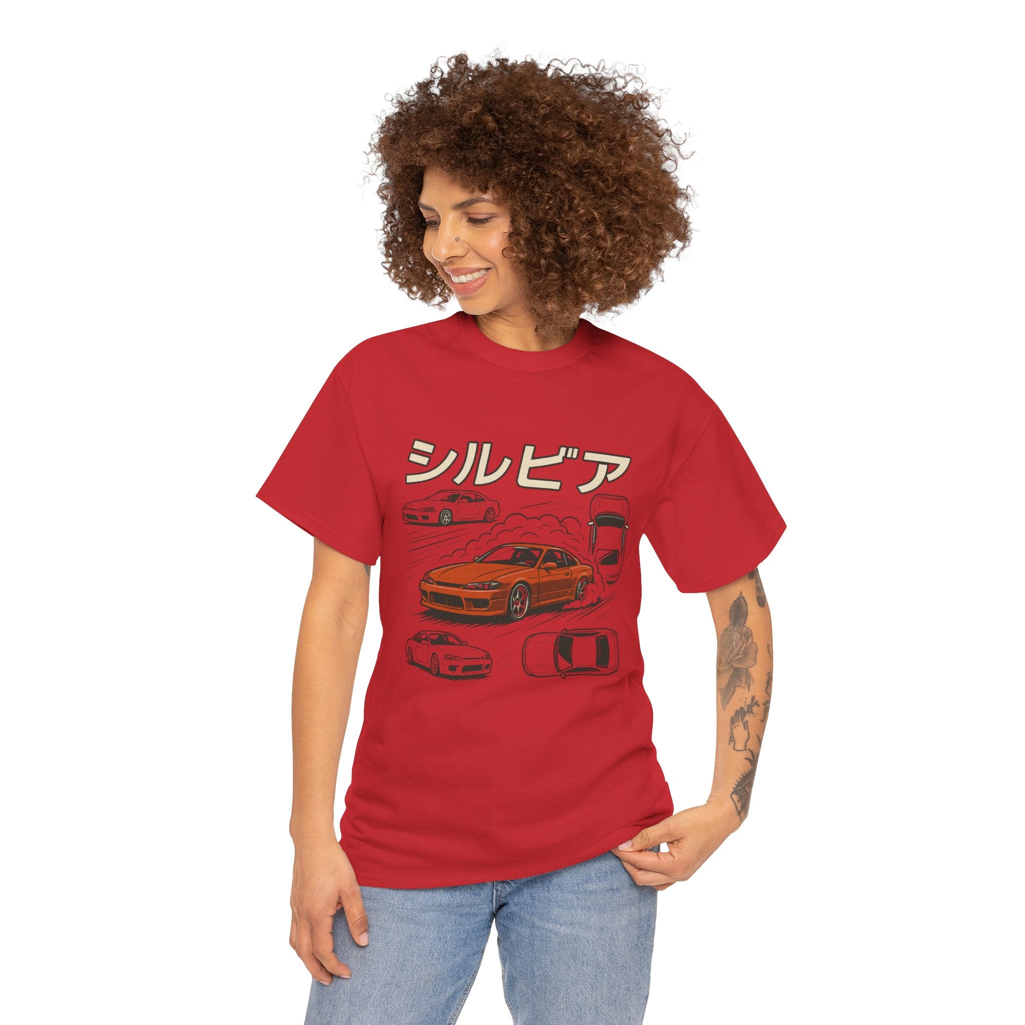 Stylish Car Graphic Unisex Heavy Cotton Tee
