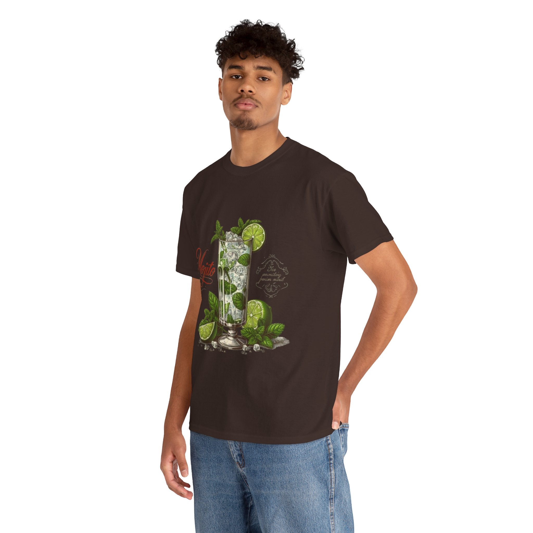 Mojito Cocktail Unisex Heavy Cotton Tee