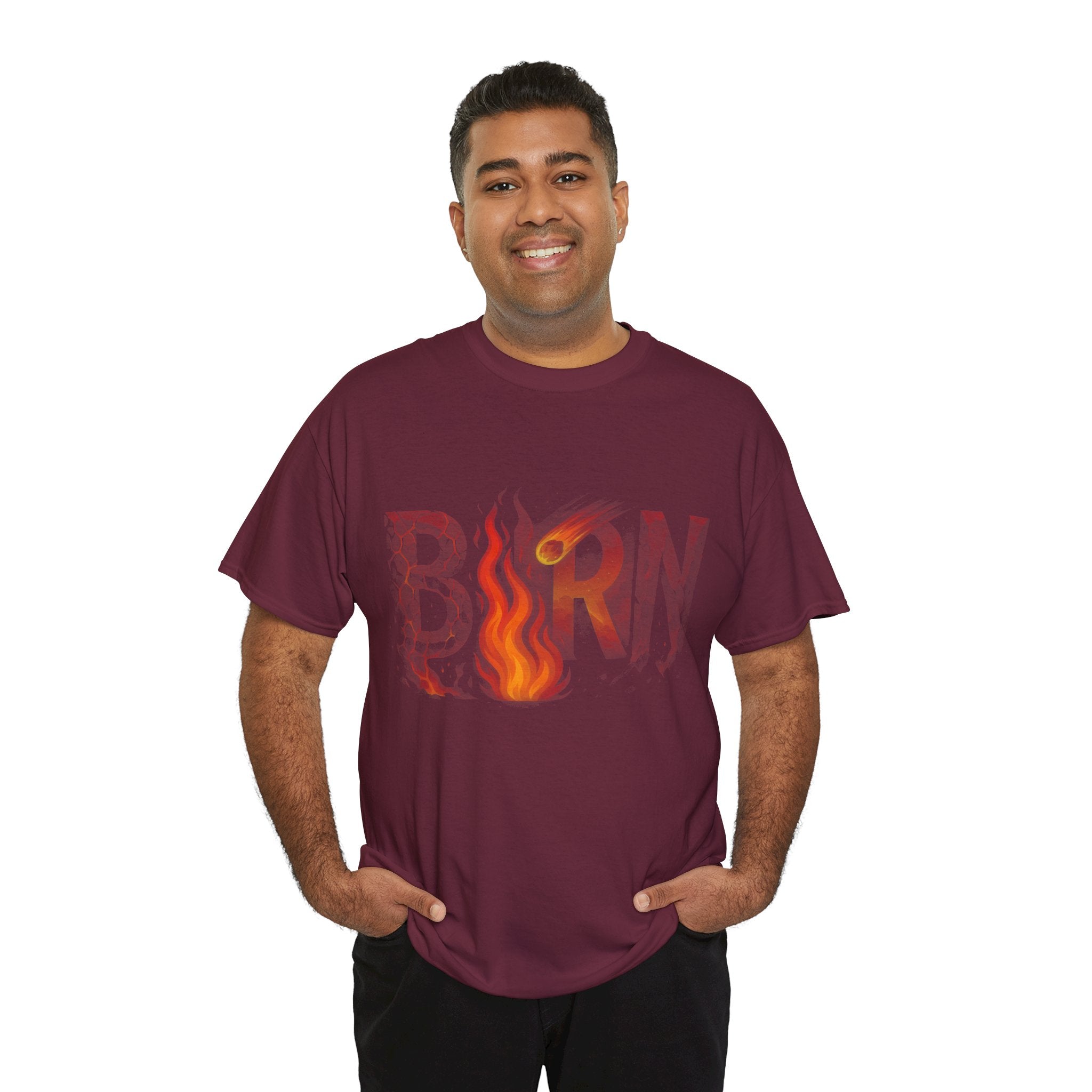 Burn Graphic Unisex Heavy Cotton Tee