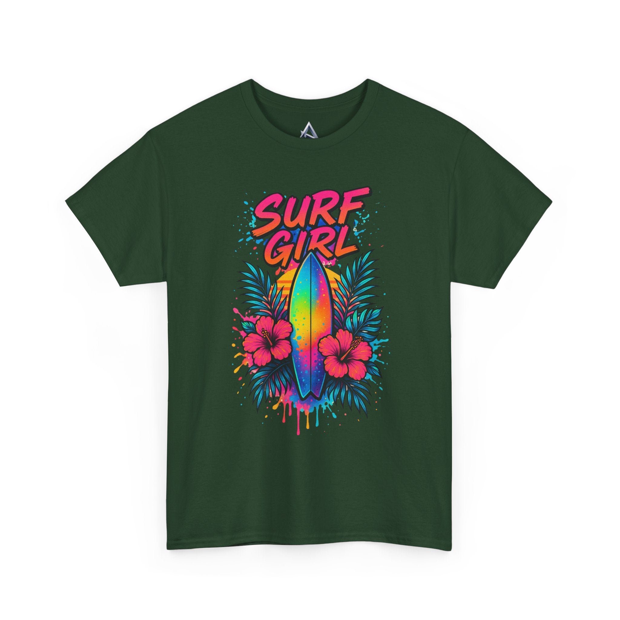 Surf Girl Vintage Heavy Cotton Tee
