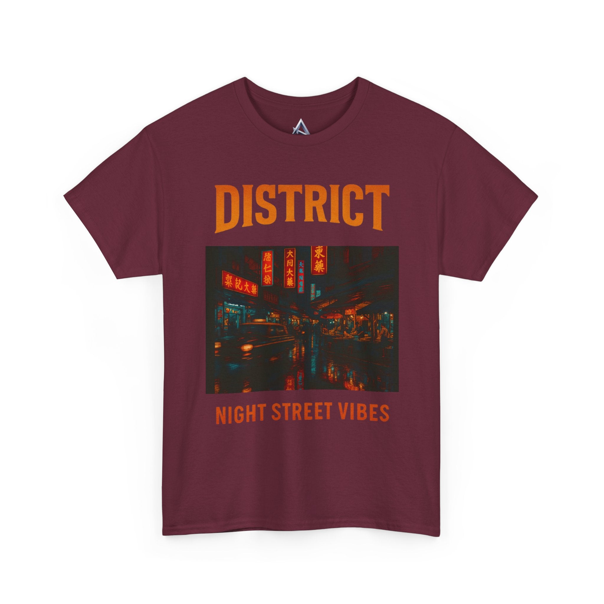 District Night Street Vibes Unisex Heavy Cotton Tee
