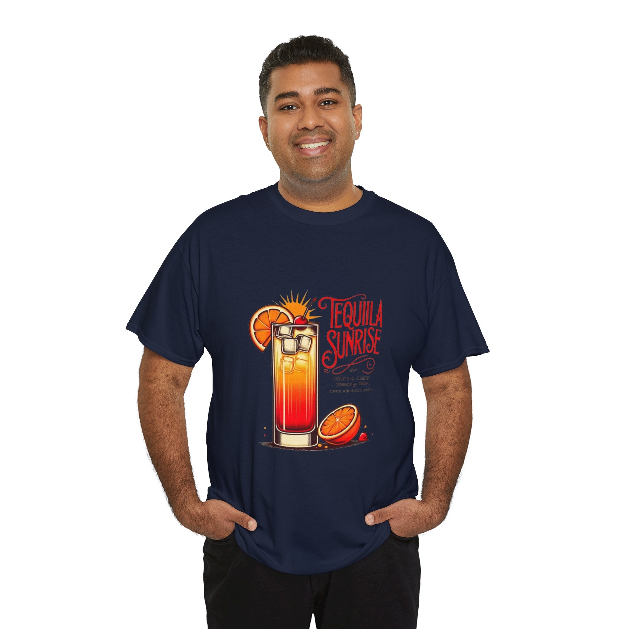Tequila Cocktail Unisex Heavy Cotton Tee