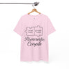 Romantic Couple Puzzle Custom Heavy Cotton Tee