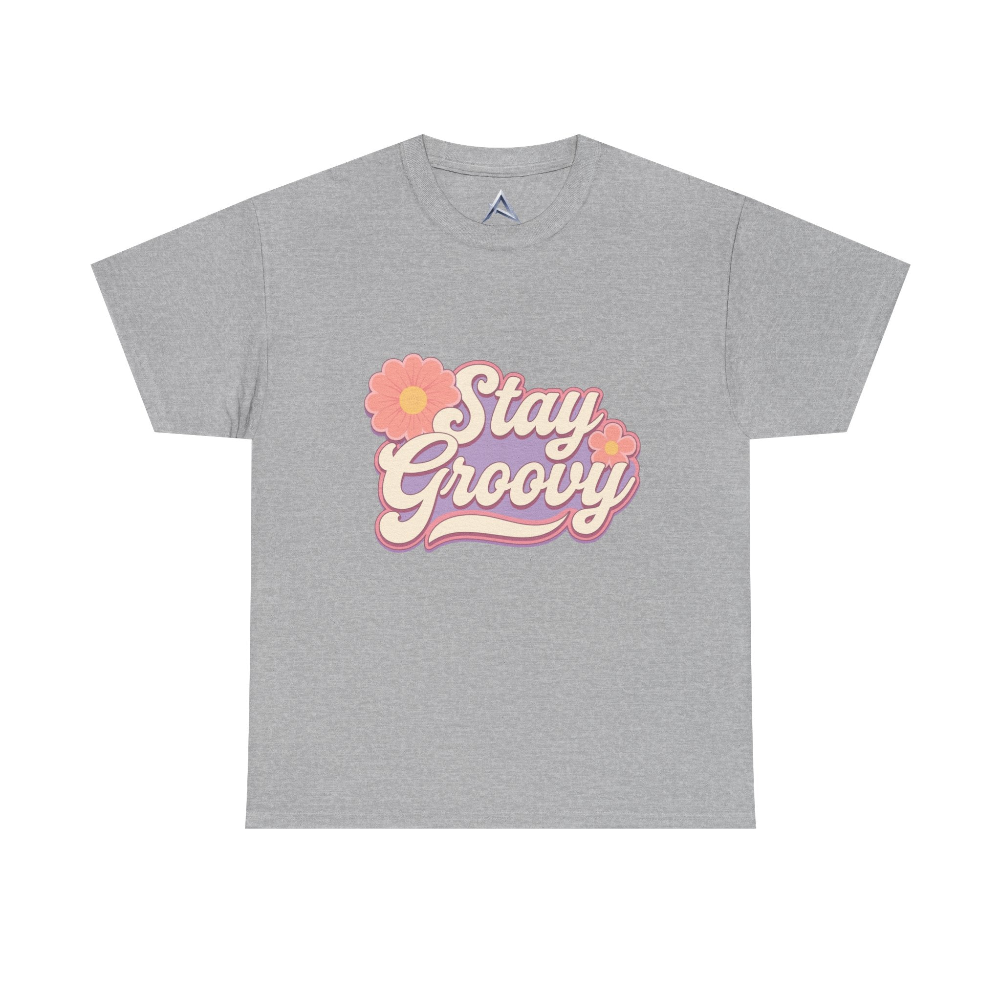 Stay Groovy Retro Unisex Heavy Cotton Tee