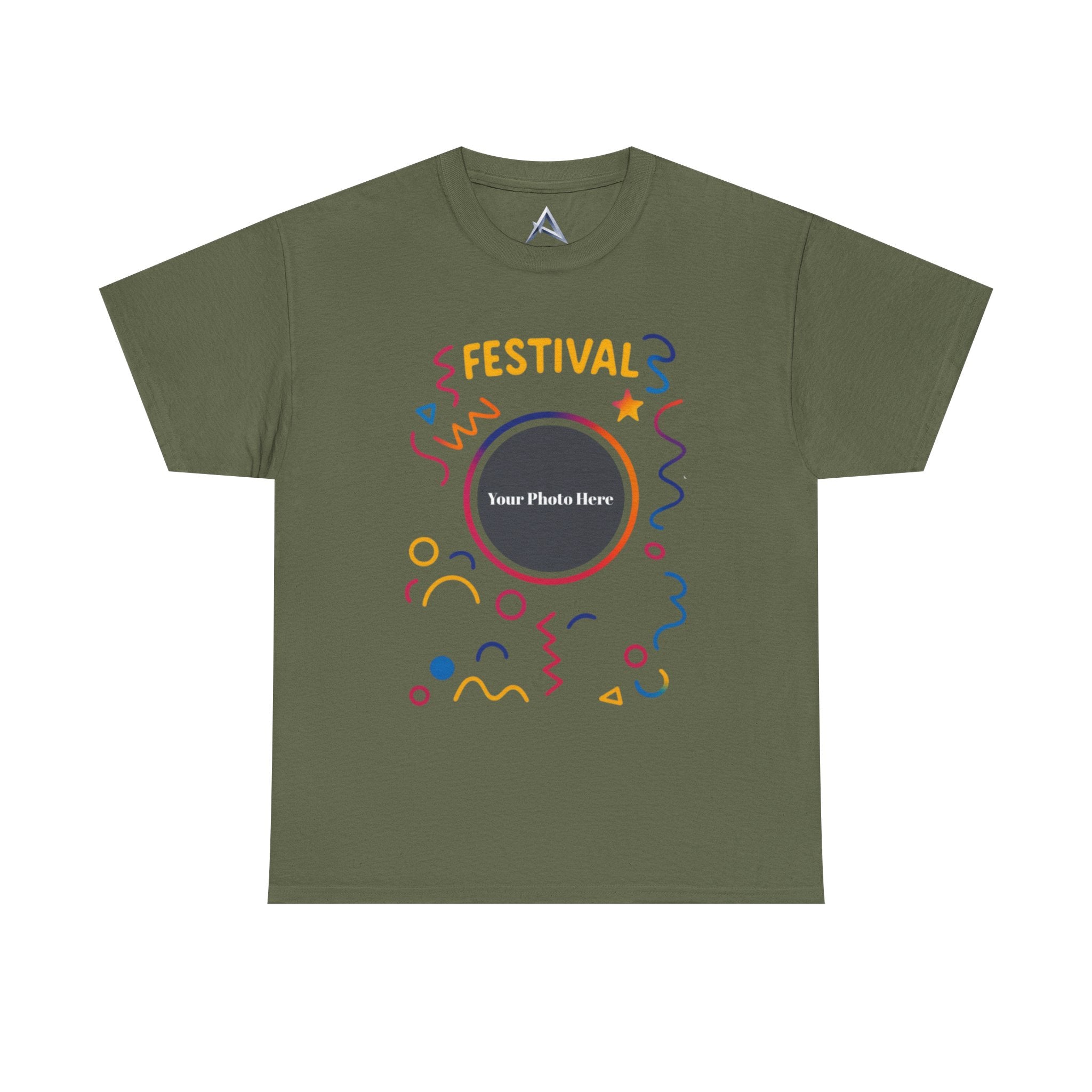 Festival Custom Photo Heavy Cotton Tee