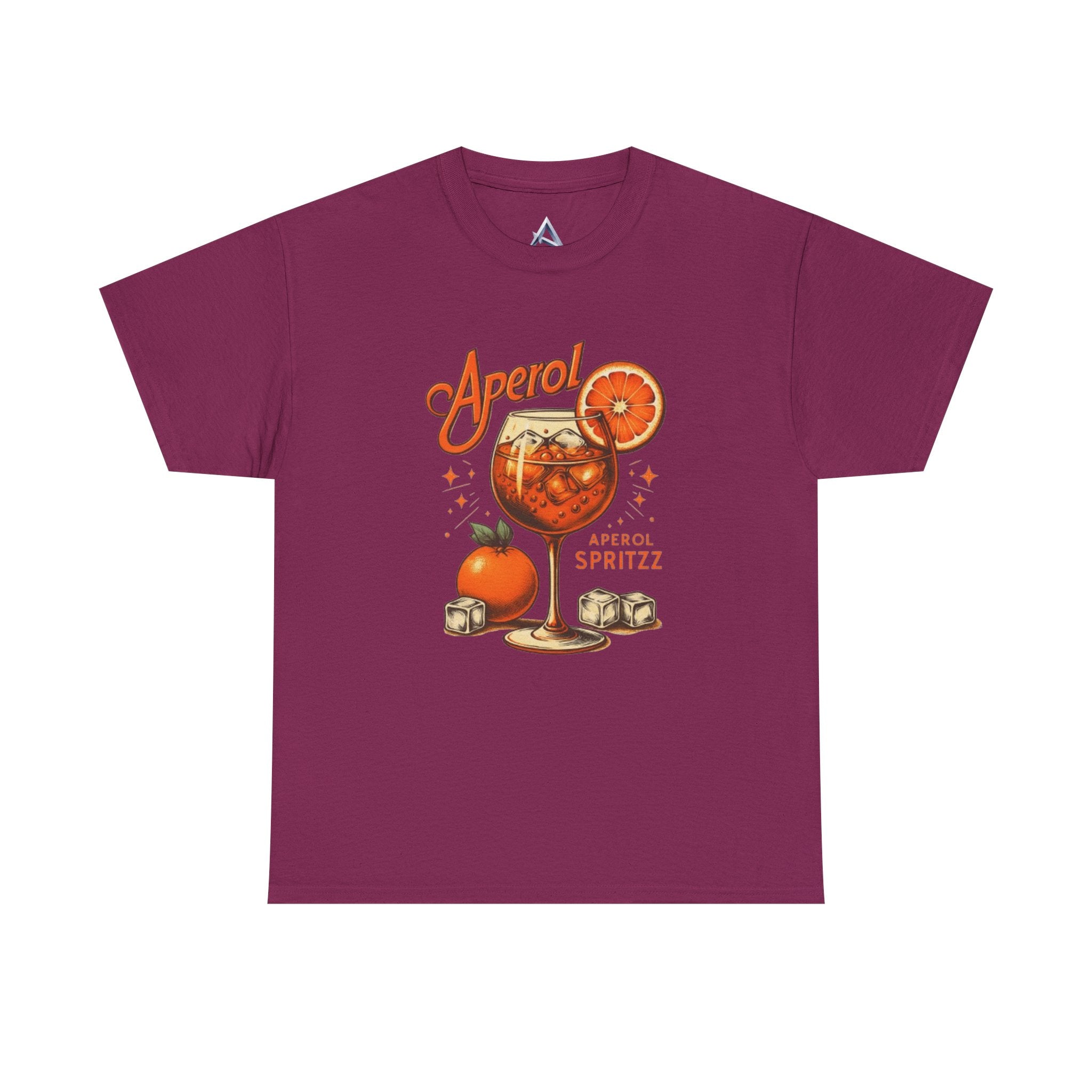 Aperol Spritz Cocktail Unisex Heavy Cotton Tee