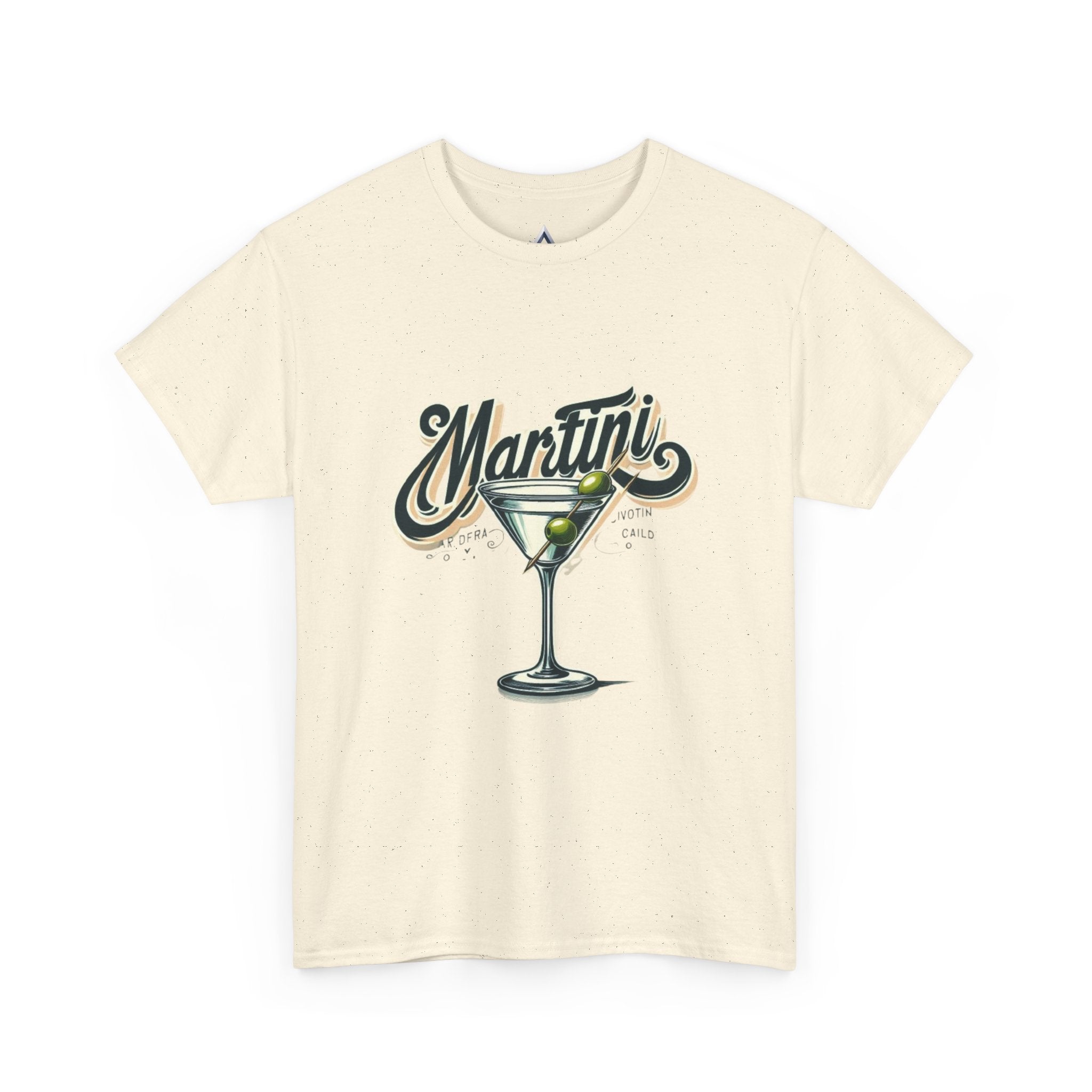 Martini Cocktail Unisex Heavy Cotton Tee