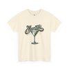Martini Cocktail Unisex Heavy Cotton Tee