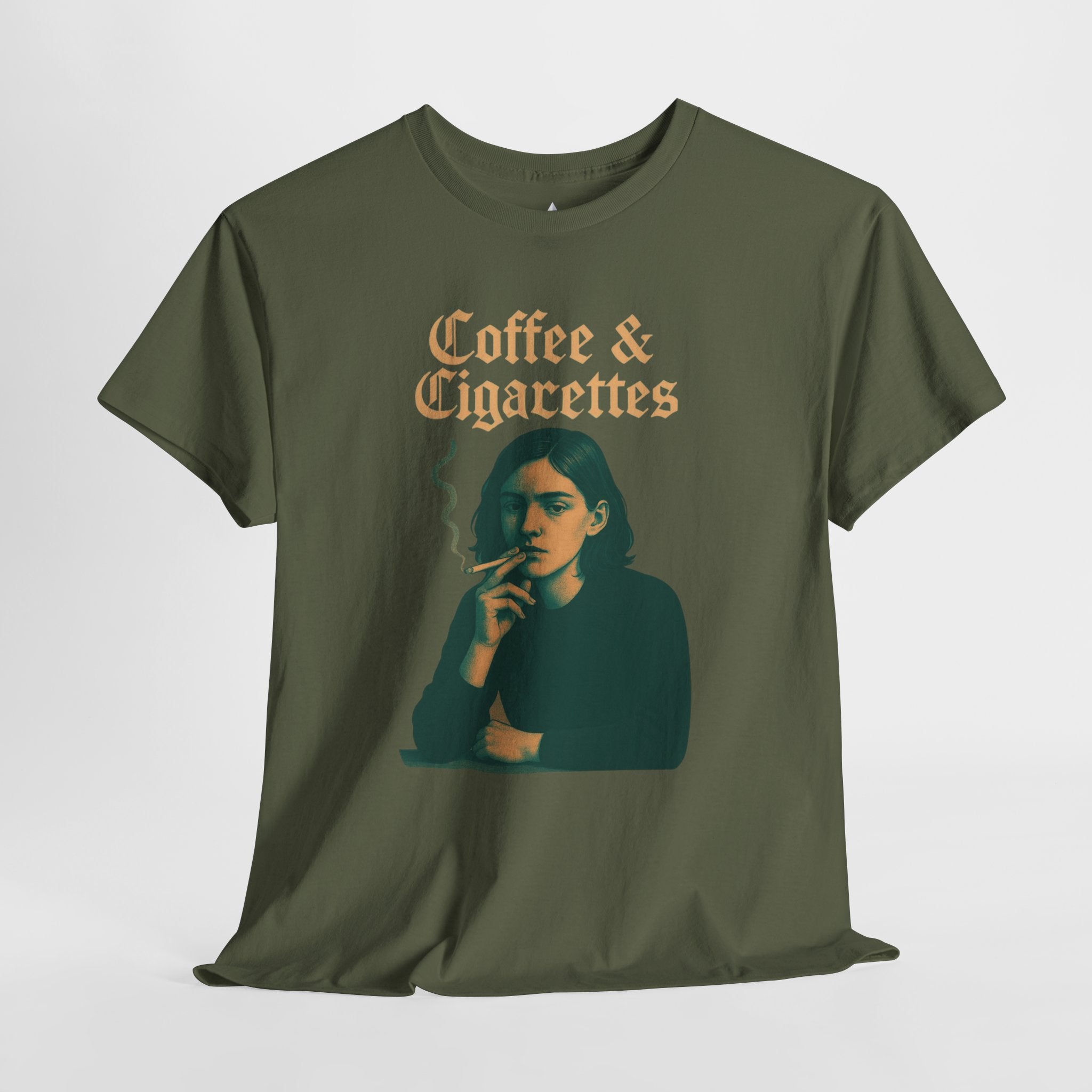 Chic Coffee & Cigarettes Heavy Cotton Tee