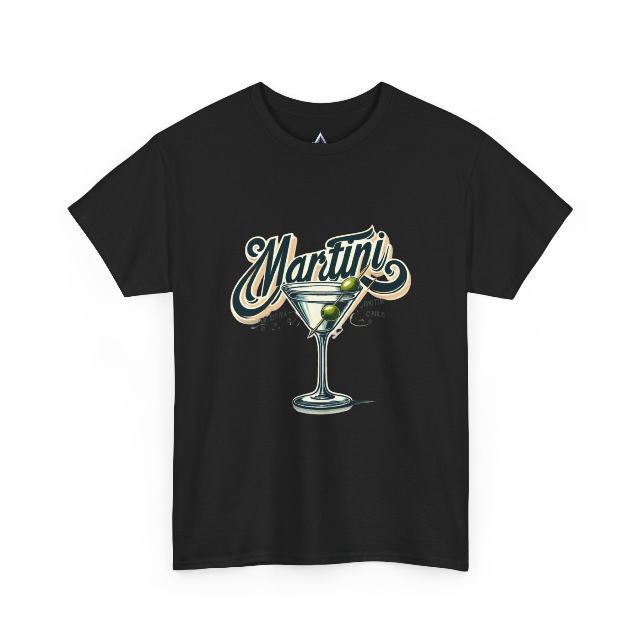 Martini Cocktail Unisex Heavy Cotton Tee