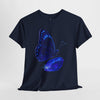 Blue Butterfly Graphic Heavy Cotton Tee