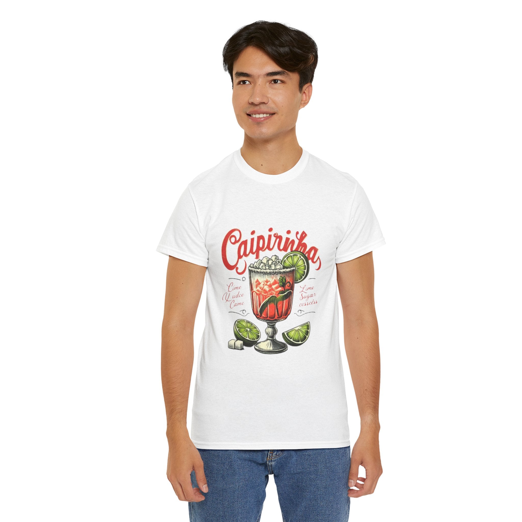 Caipirinha Cocktail Unisex Heavy Cotton Tee