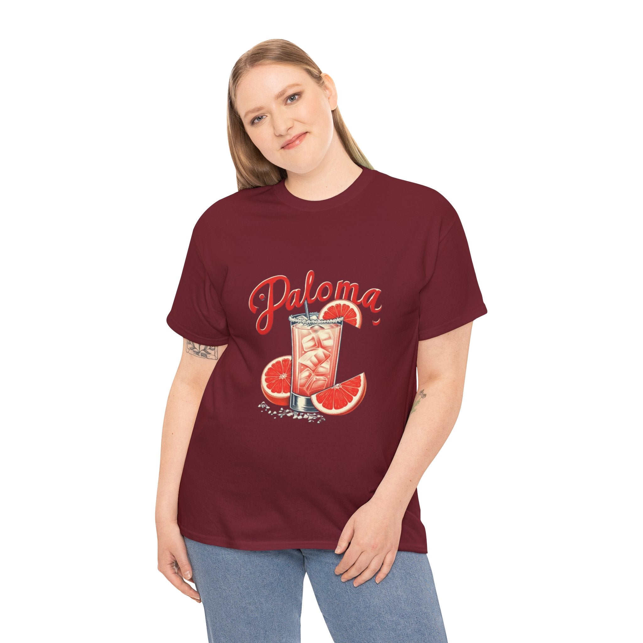 Paloma Cocktail Unisex Heavy Cotton Tee