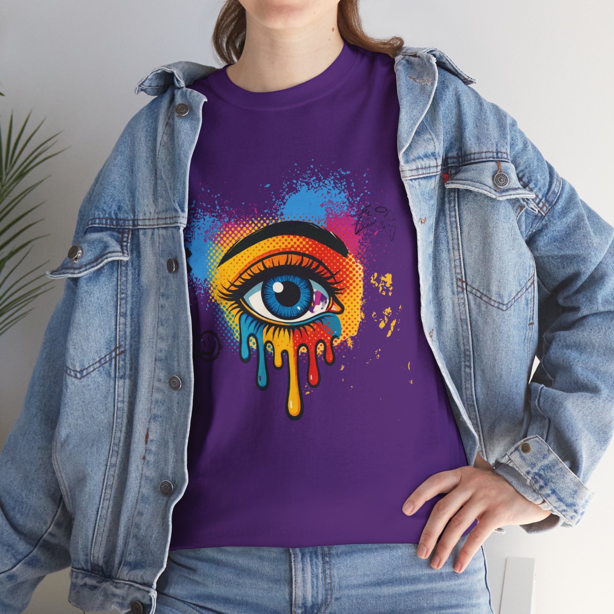 Artistic Eye Tee, Unisex Heavy Cotton T-Shirt