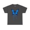 Blue Butterfly Art Unisex Heavy Cotton Tee