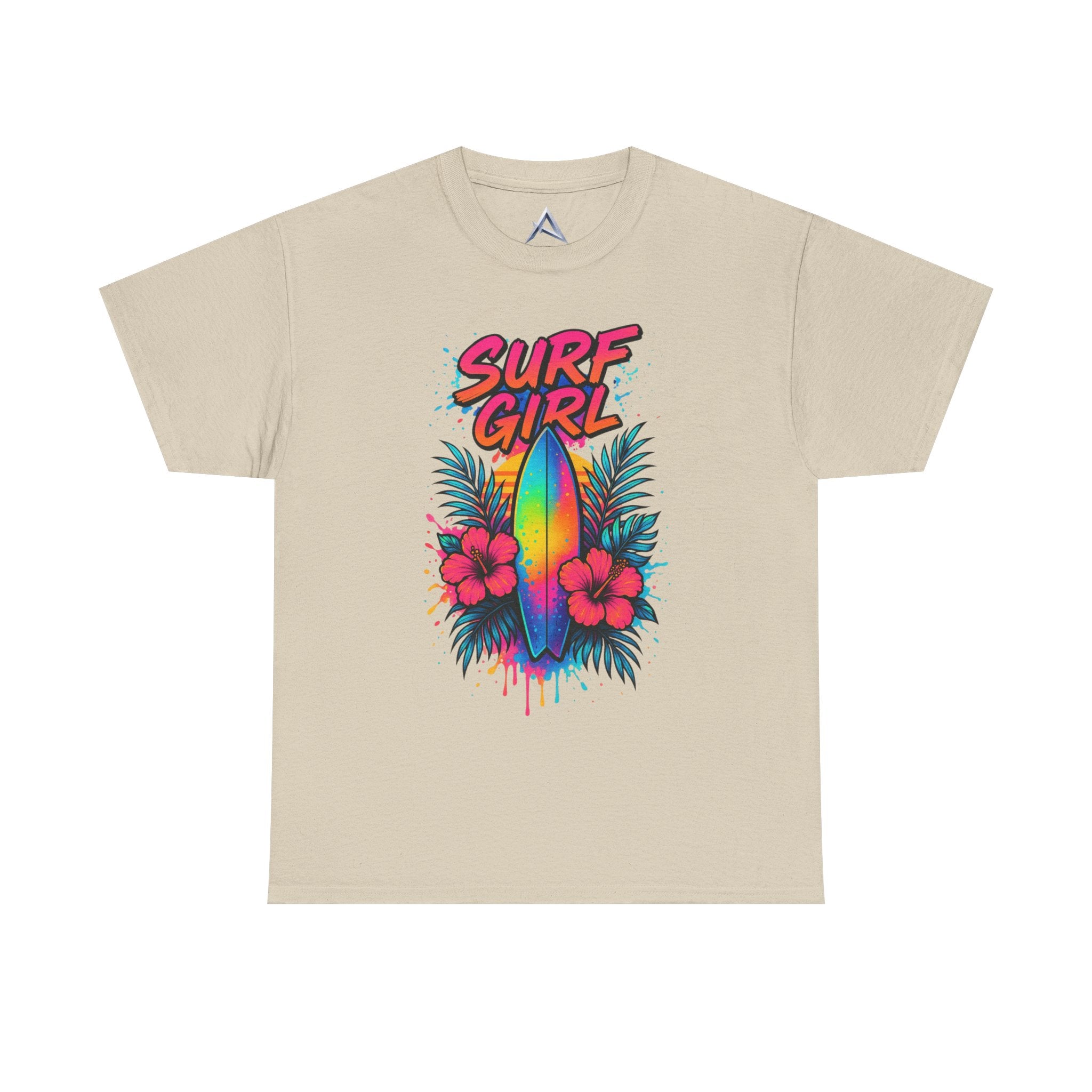 Surf Girl Vintage Heavy Cotton Tee