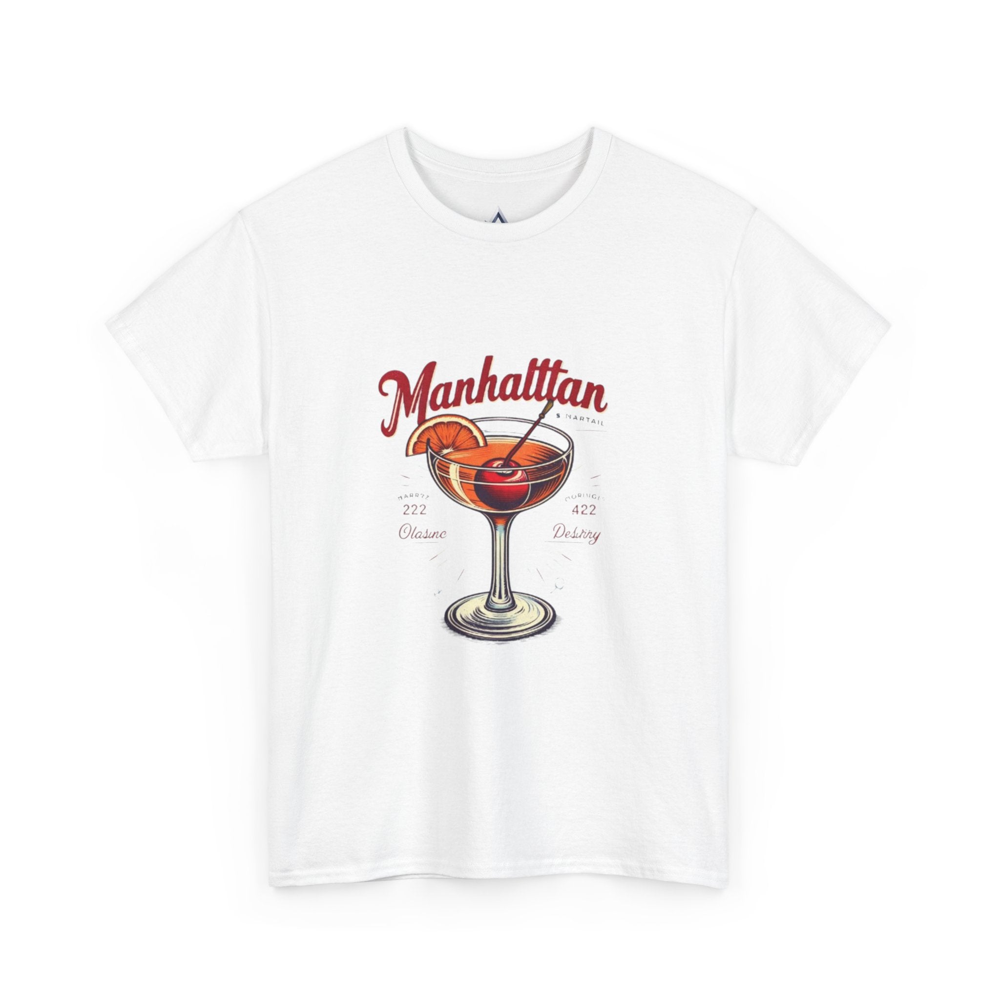 Manhattan Cocktail Unisex Heavy Cotton Tee