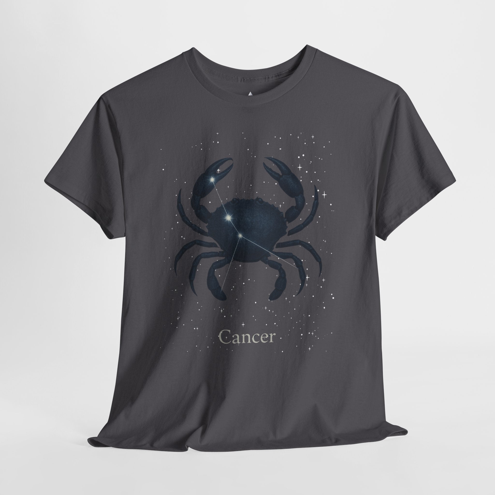 Cosmic Cancer Zodiac Unisex Heavy Cotton Tee