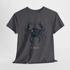 Cosmic Cancer Zodiac Unisex Heavy Cotton Tee