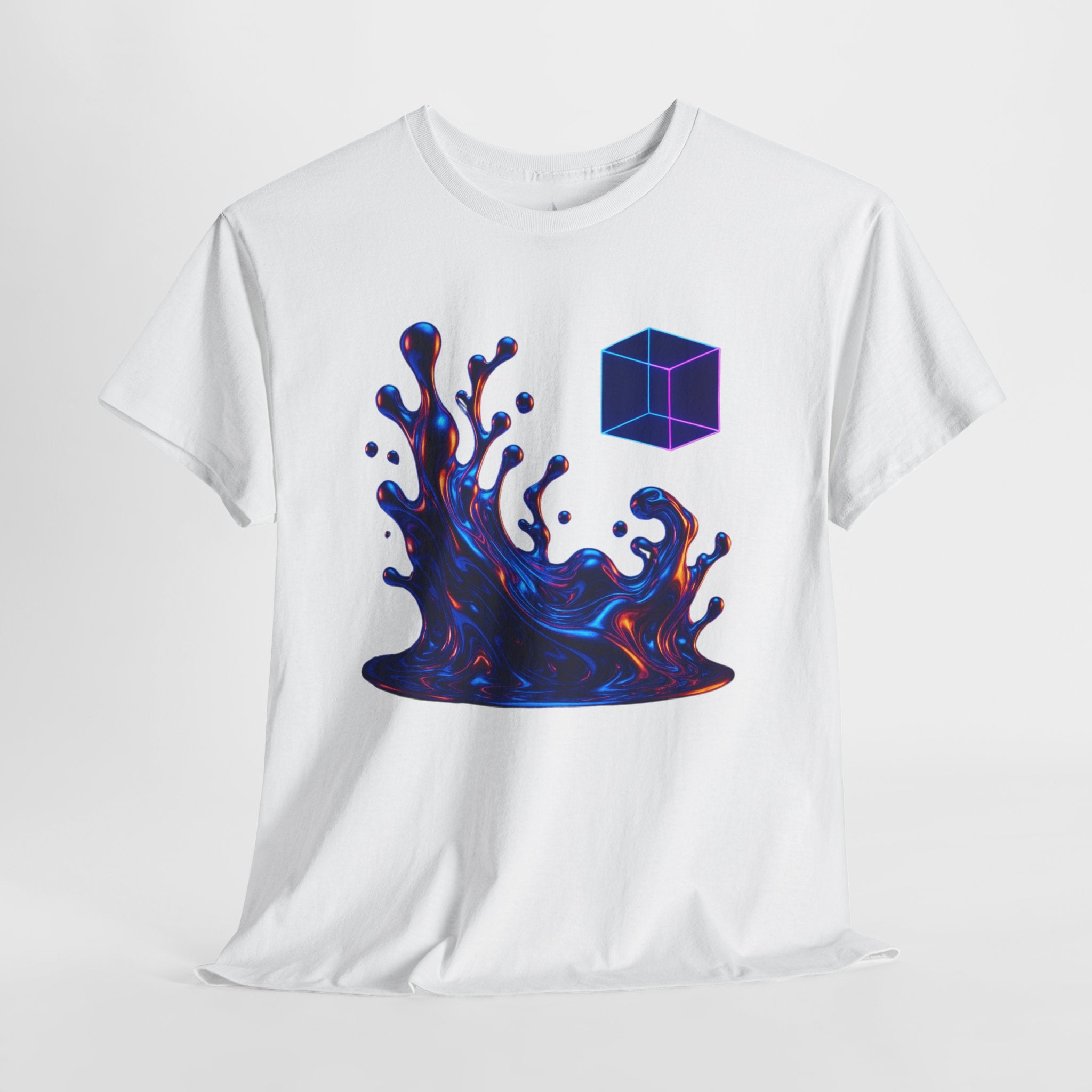 Vibrant Splash Art Unisex Heavy Cotton Tee
