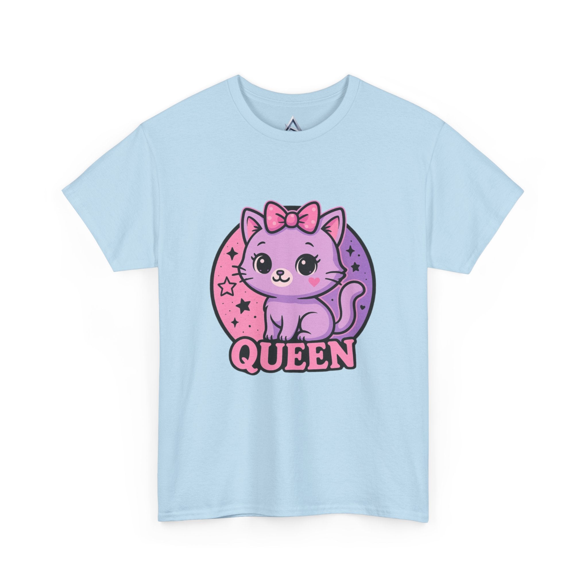 Cute Cat Queen Unisex Heavy Cotton Tee