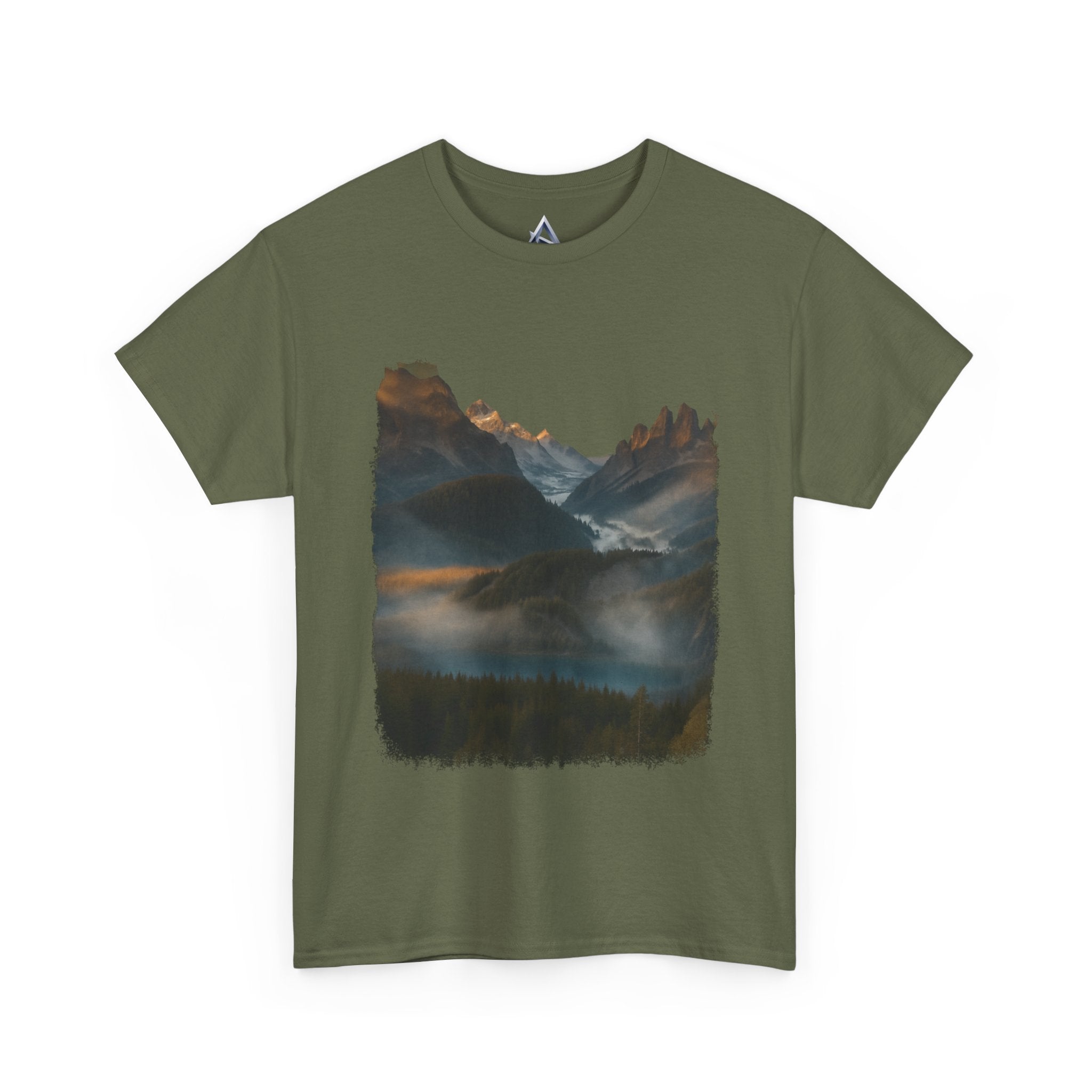Nature-Inspired Unisex Heavy Cotton Tee