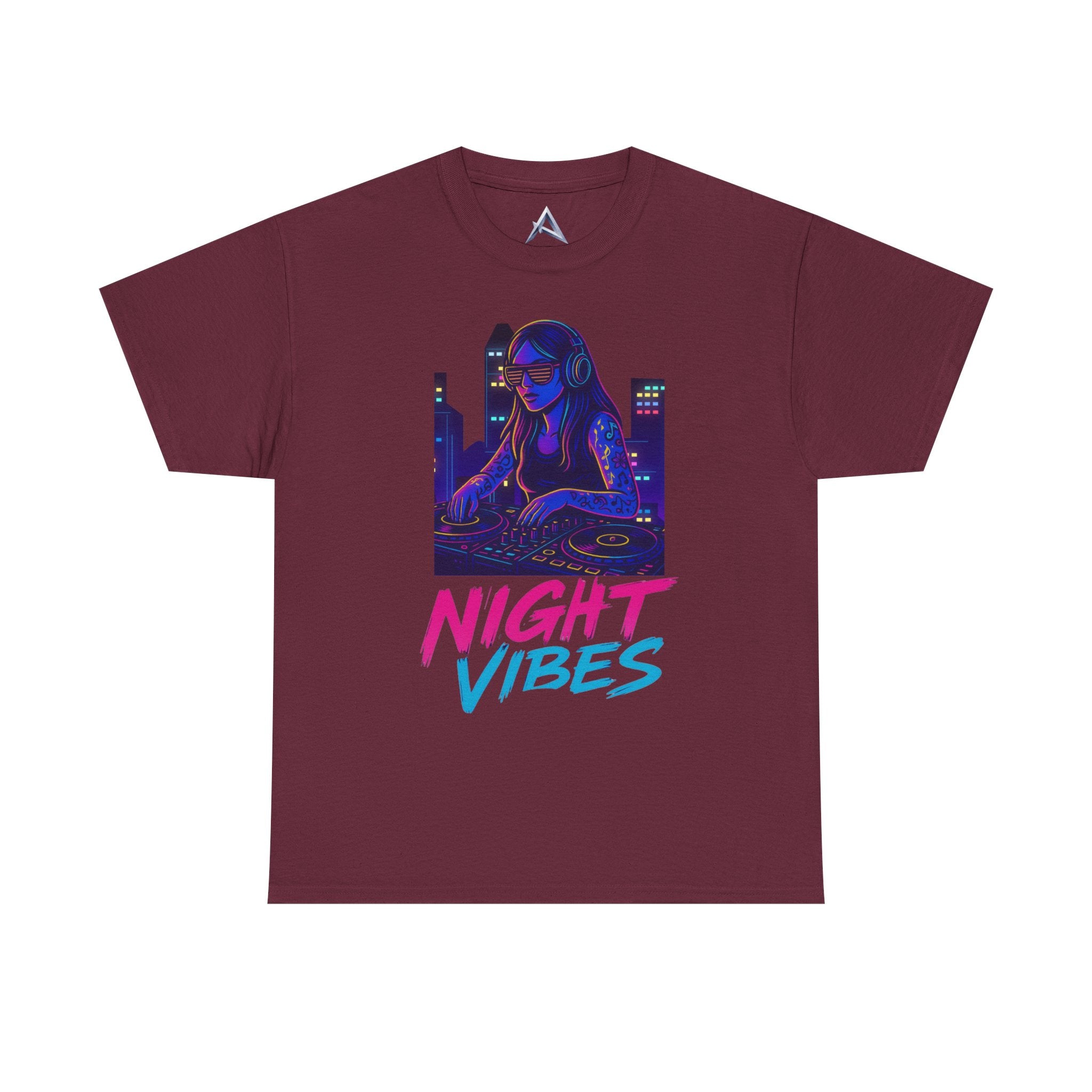 Night Vibes Unisex Heavy Cotton Tee