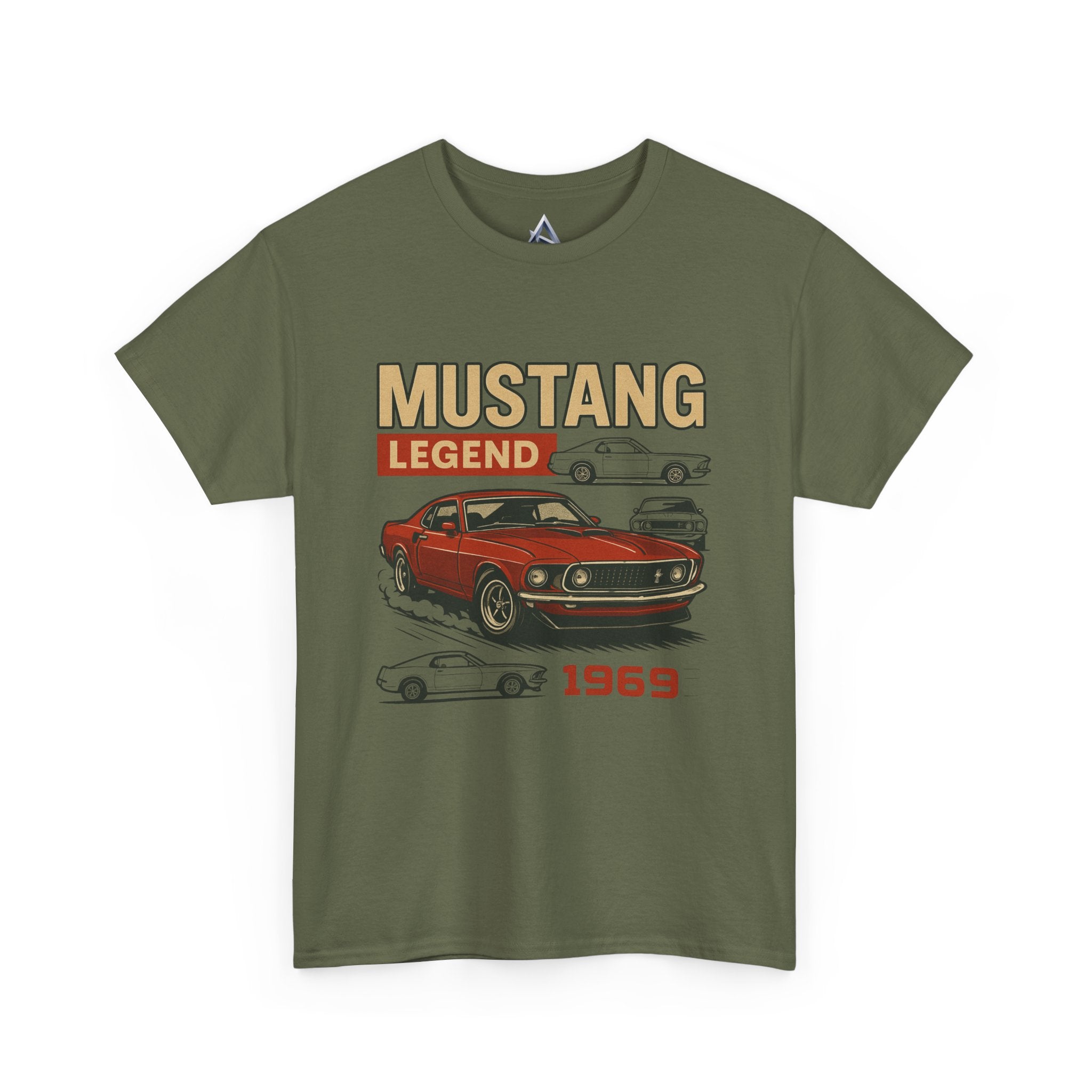 1969 Mustang Legend Unisex Heavy Cotton Tee