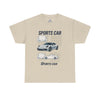 Sporty Car Graphic Heavy Cotton Tee