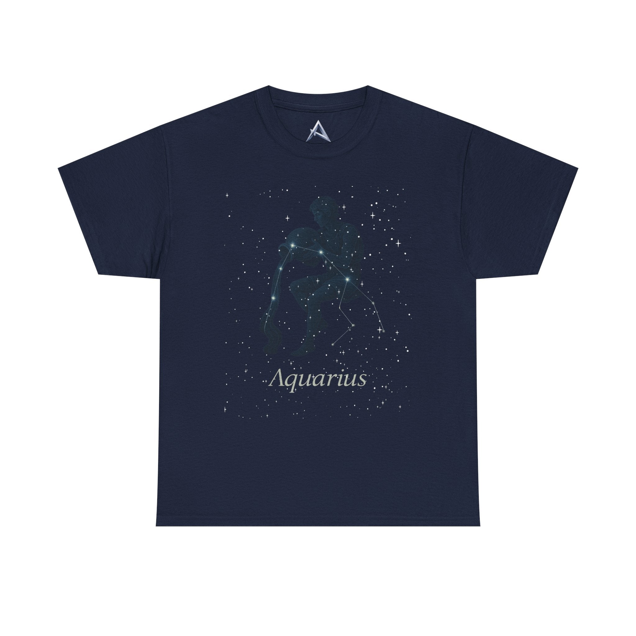 Aquarius Zodiac Astrology Unisex Heavy Cotton Tee