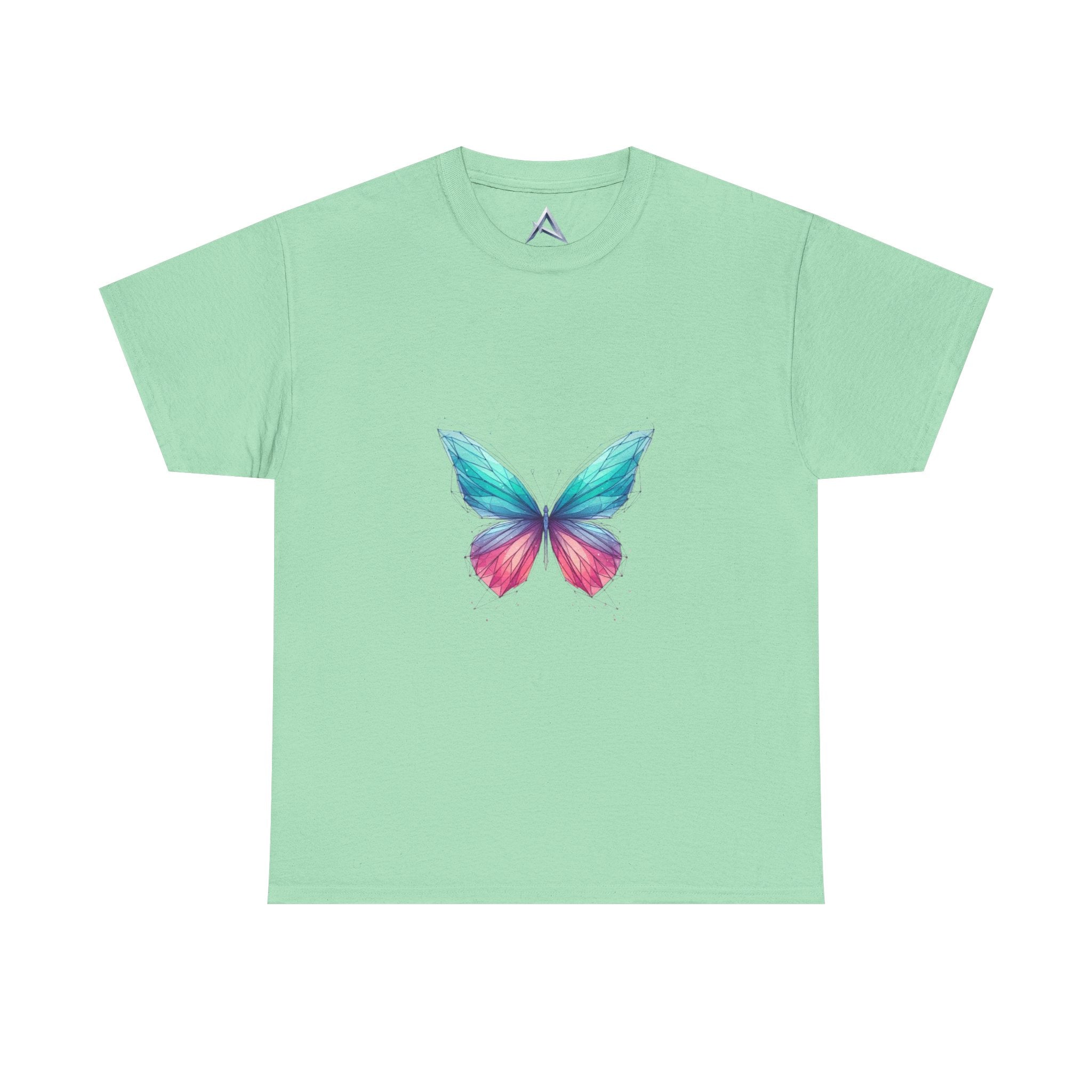 Vibrant Butterfly Unisex Heavy Cotton Tee