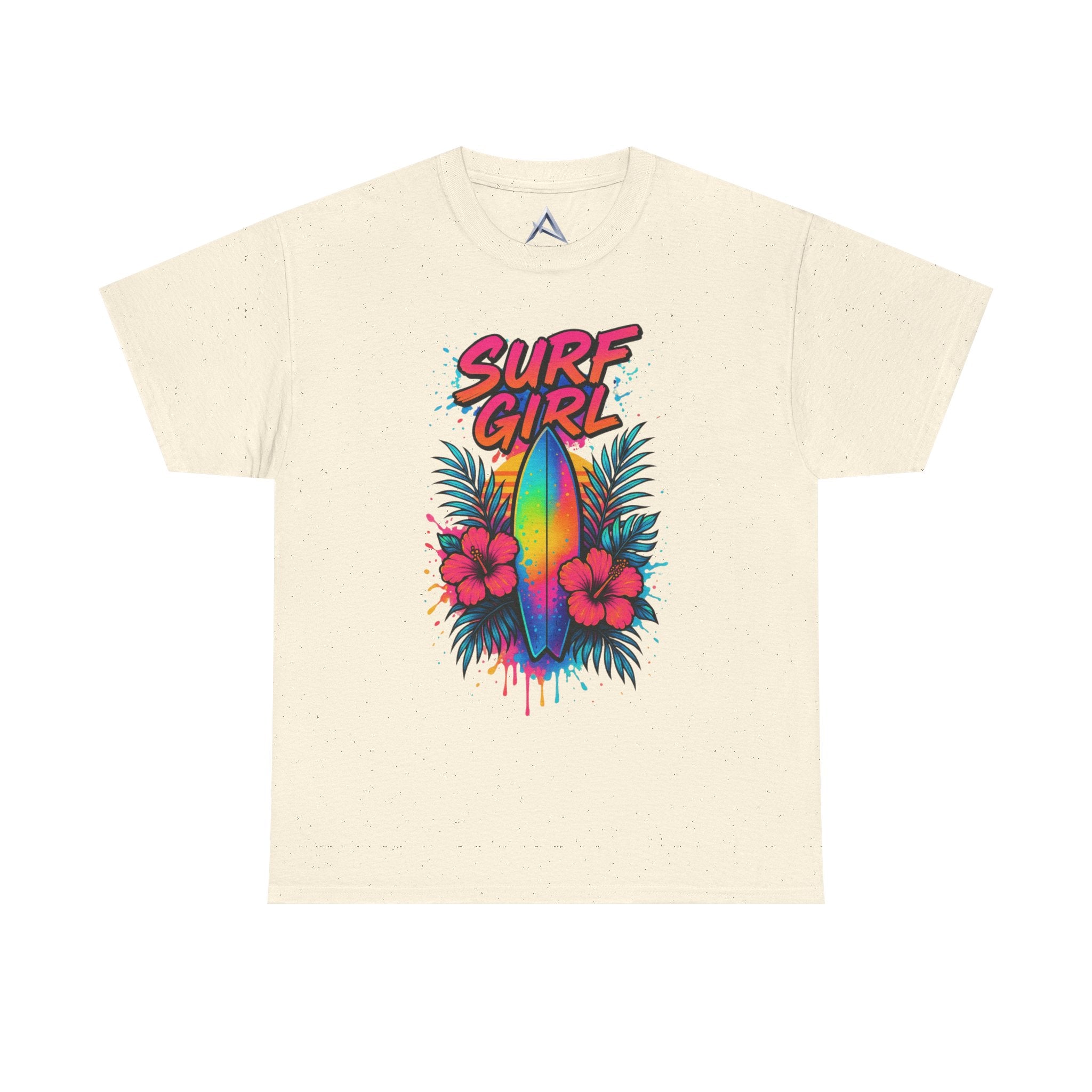 Surf Girl Vintage Heavy Cotton Tee